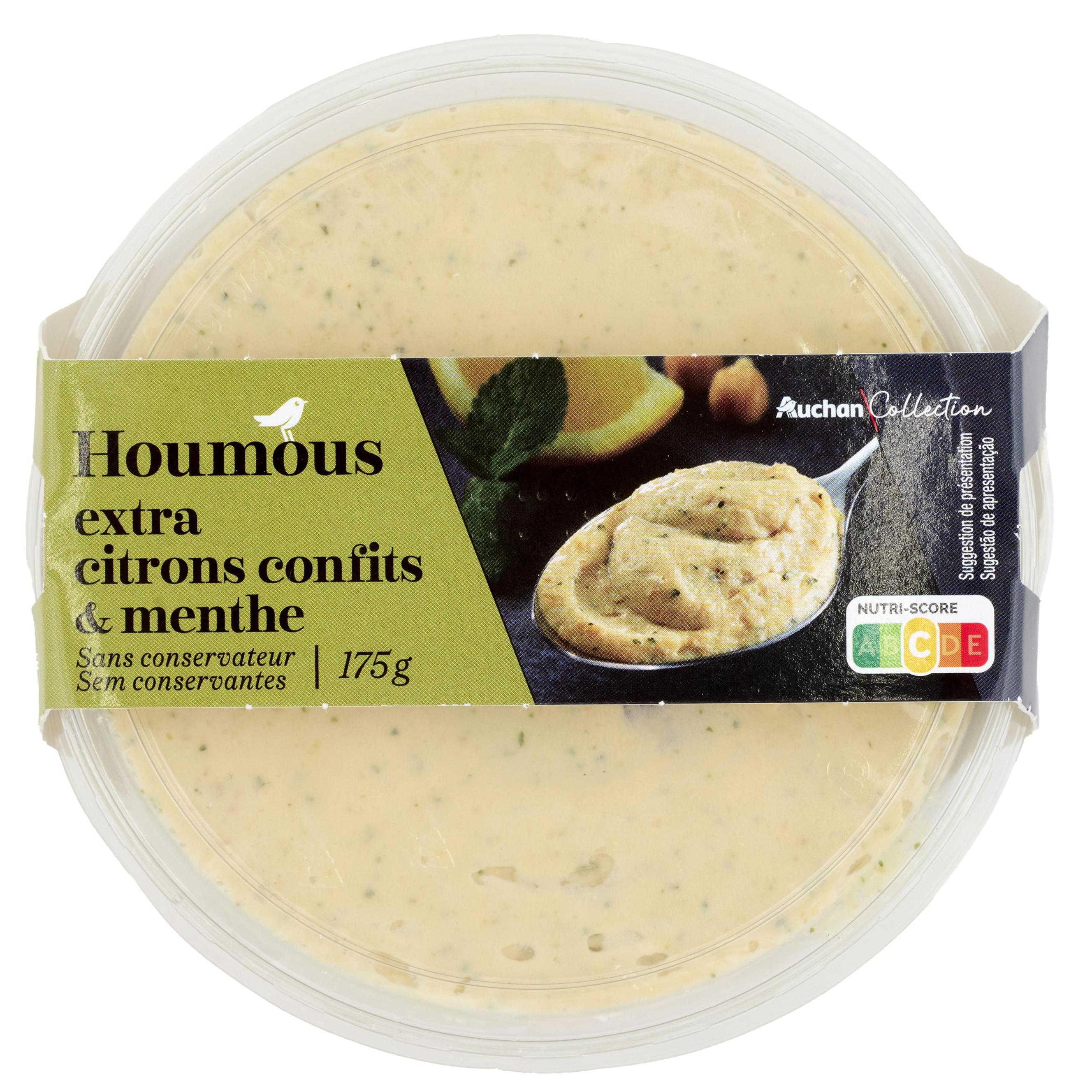AUCHAN COLLECTION Houmous citron confit 175g