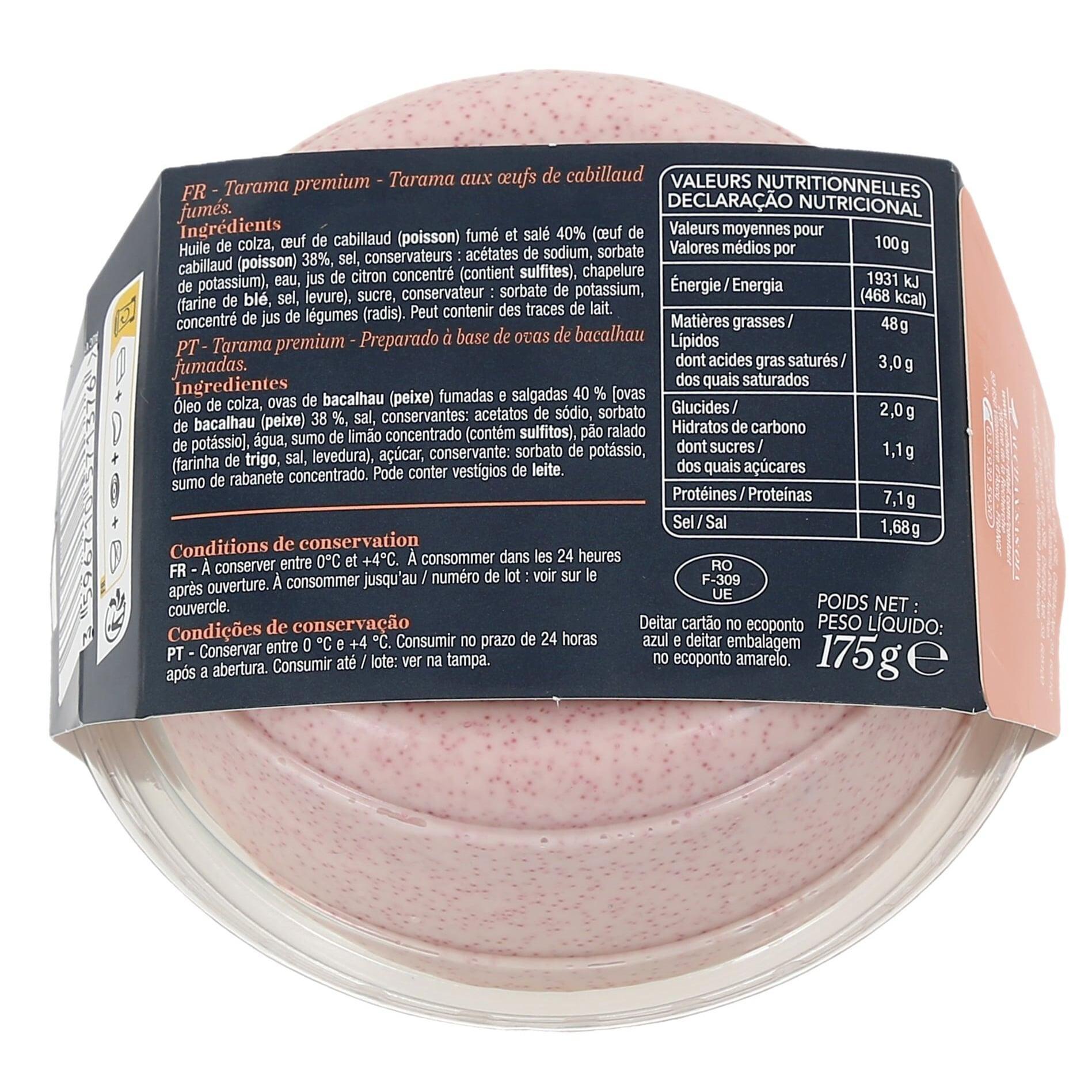 Voir la diapositive 2 : AUCHAN COLLECTION Tarama 175g