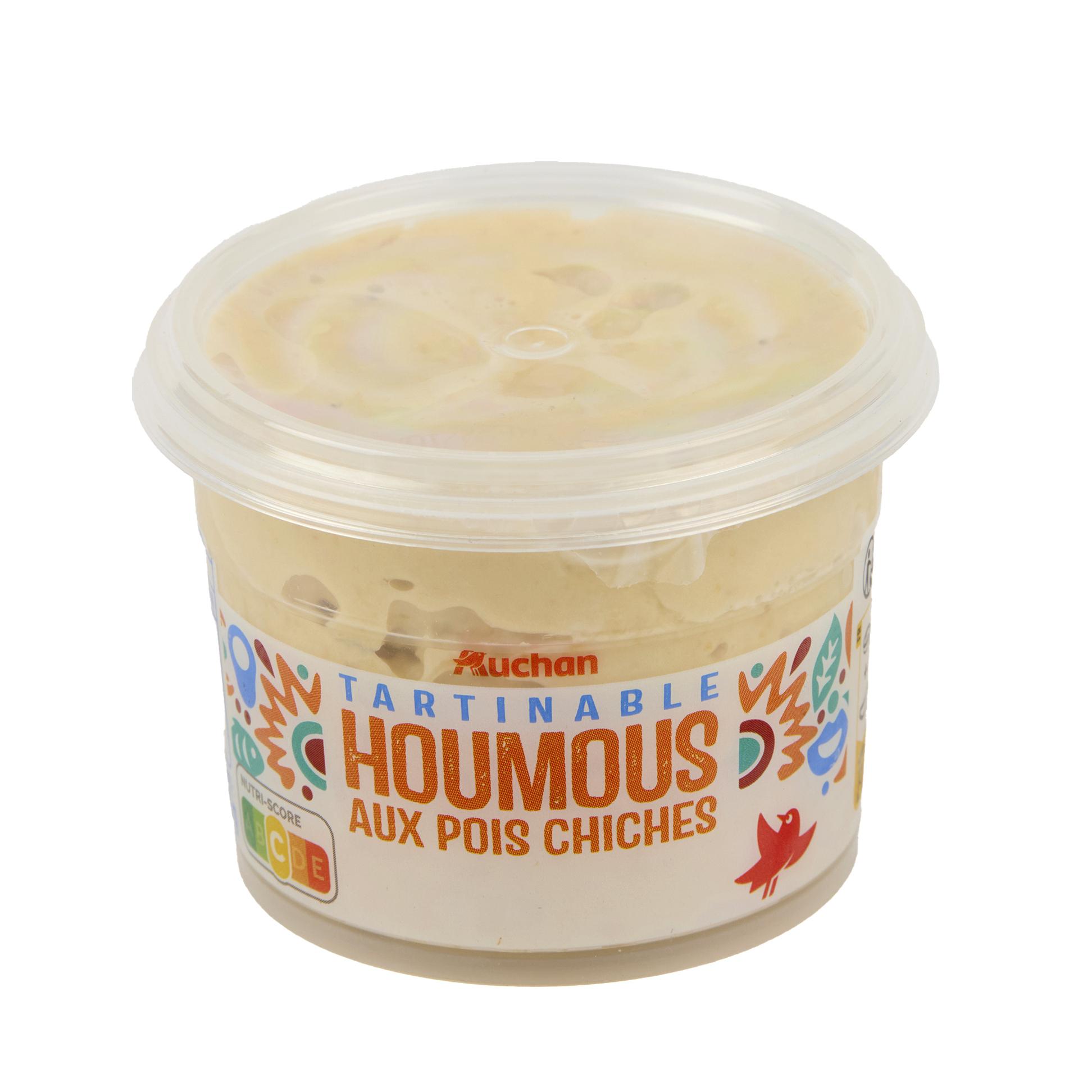 Voir la diapositive 4 : AUCHAN Houmous aux pois chiches 100g