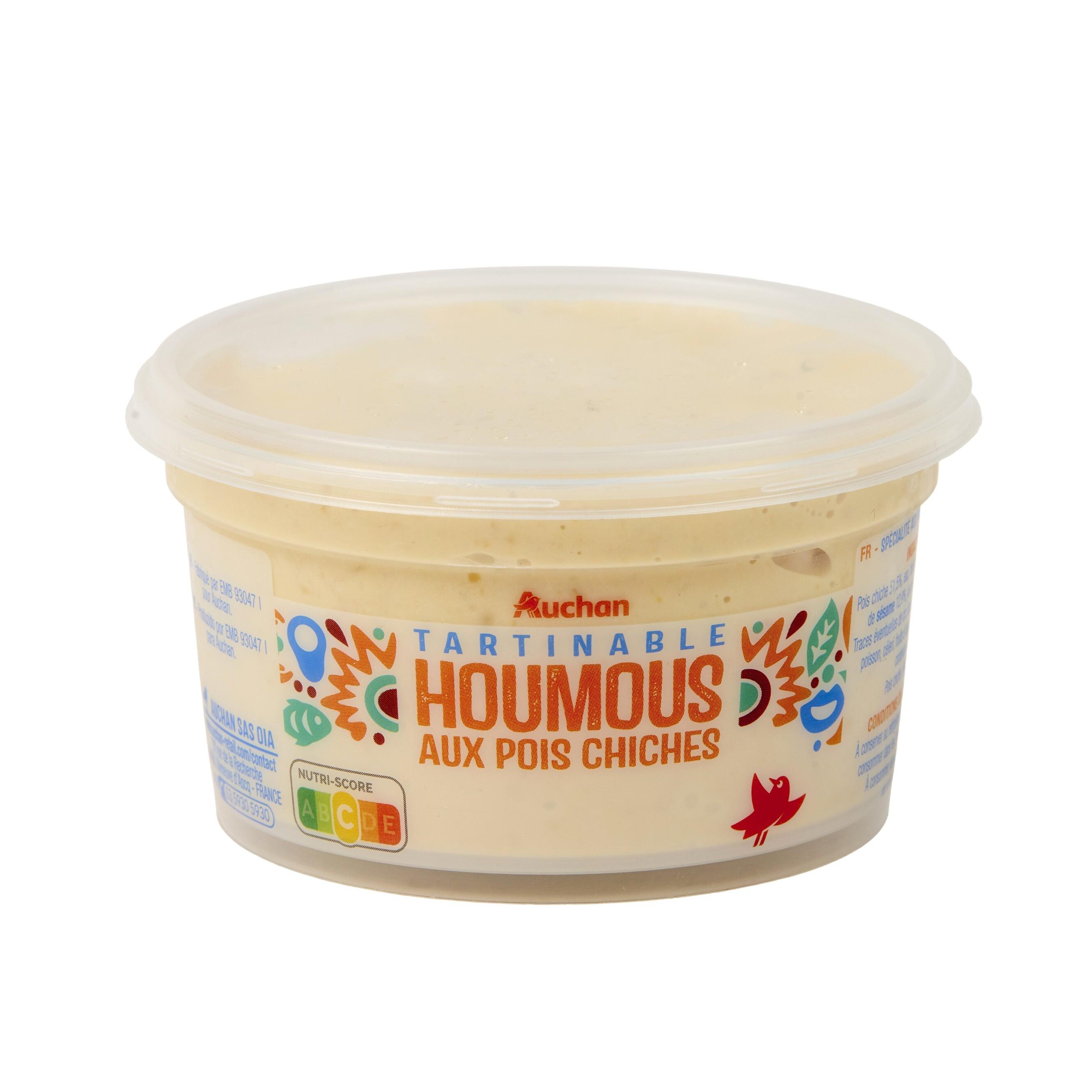 Voir la diapositive 3 : AUCHAN Houmous aux pois chiches 200g