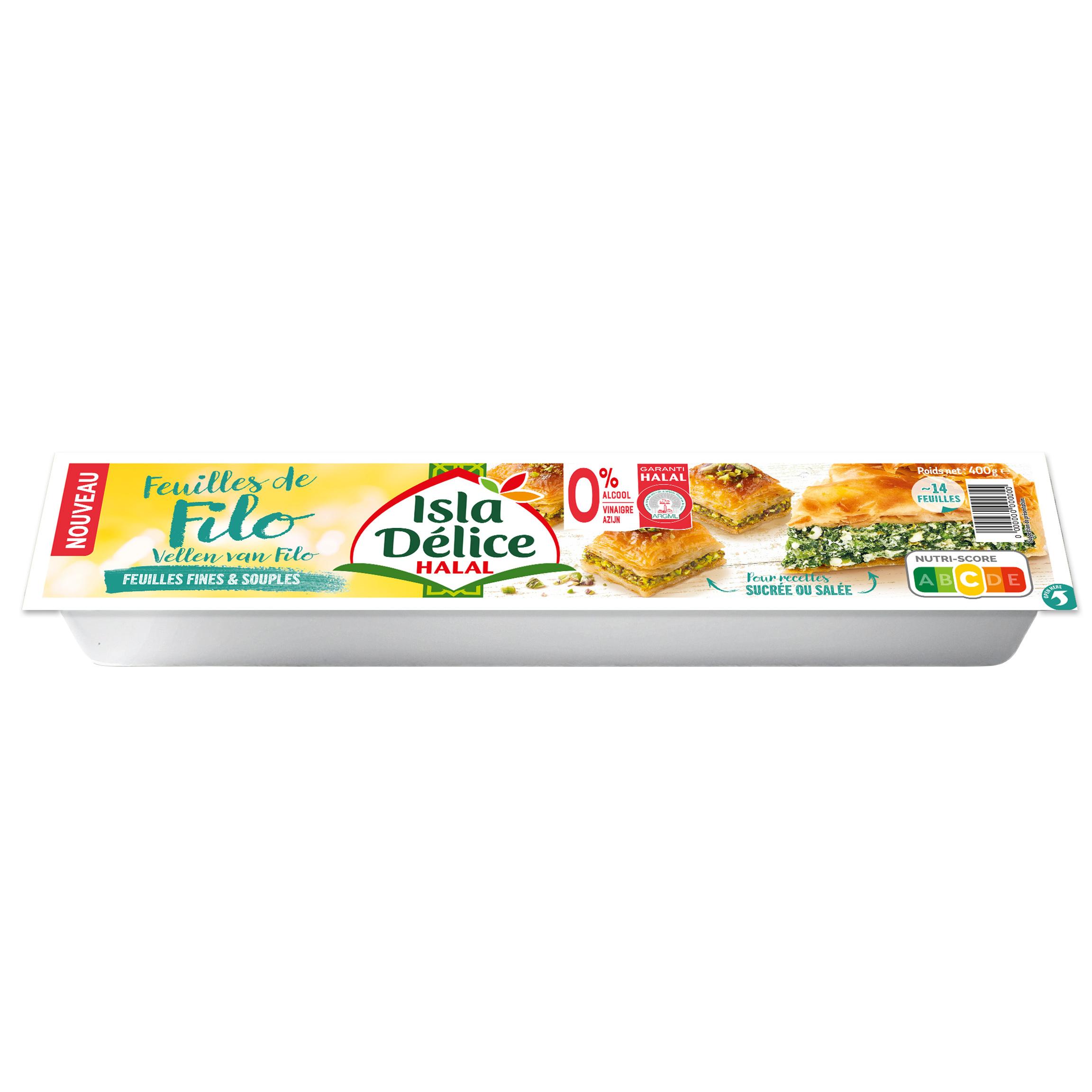 ISLA DELICE Pâte filo halal 400g