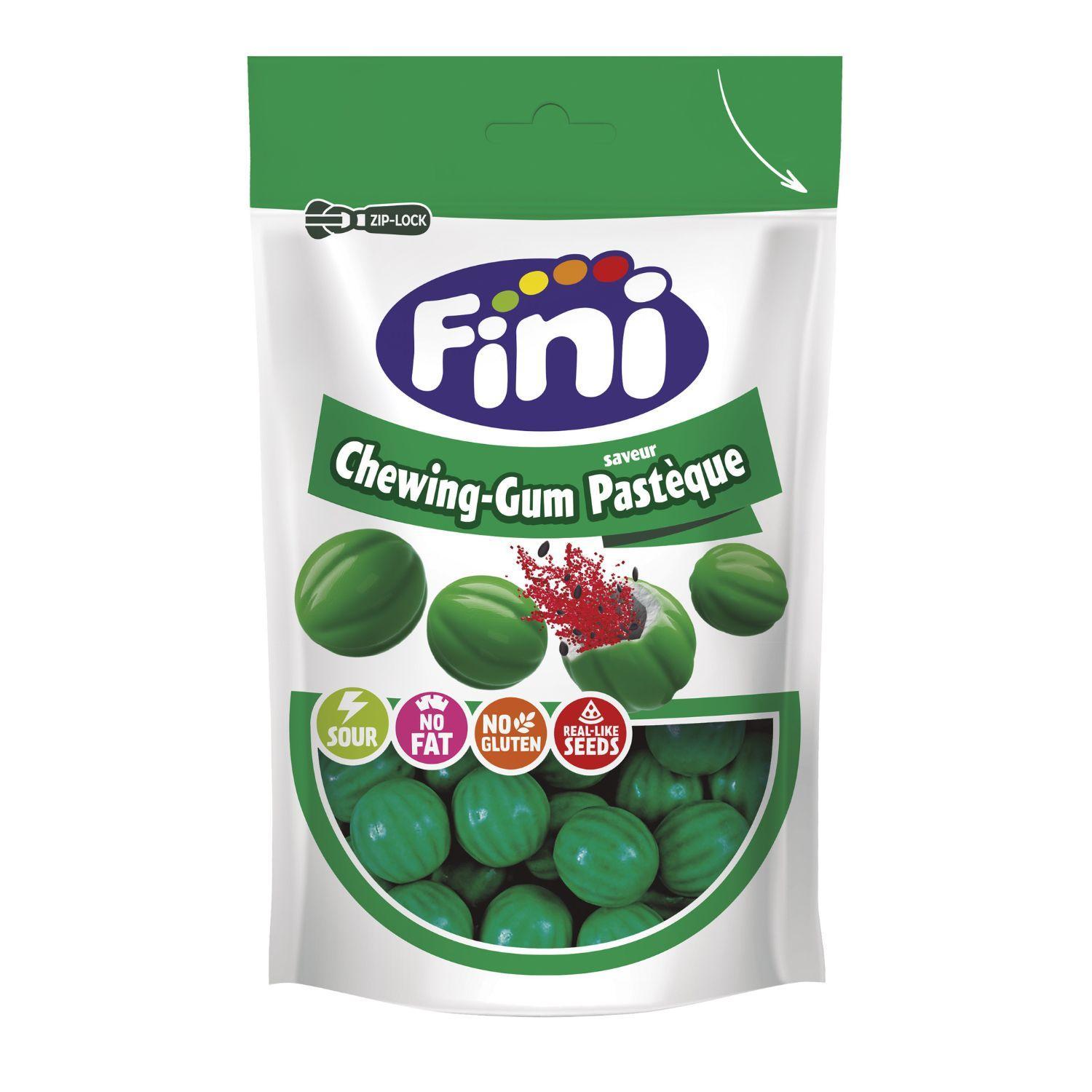 FINI Chewing-gums à la pastèque sachet refermable 165g