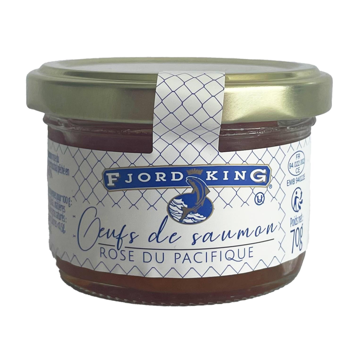 FJORD KING Oeufs de saumon rose du Pacifique 70g