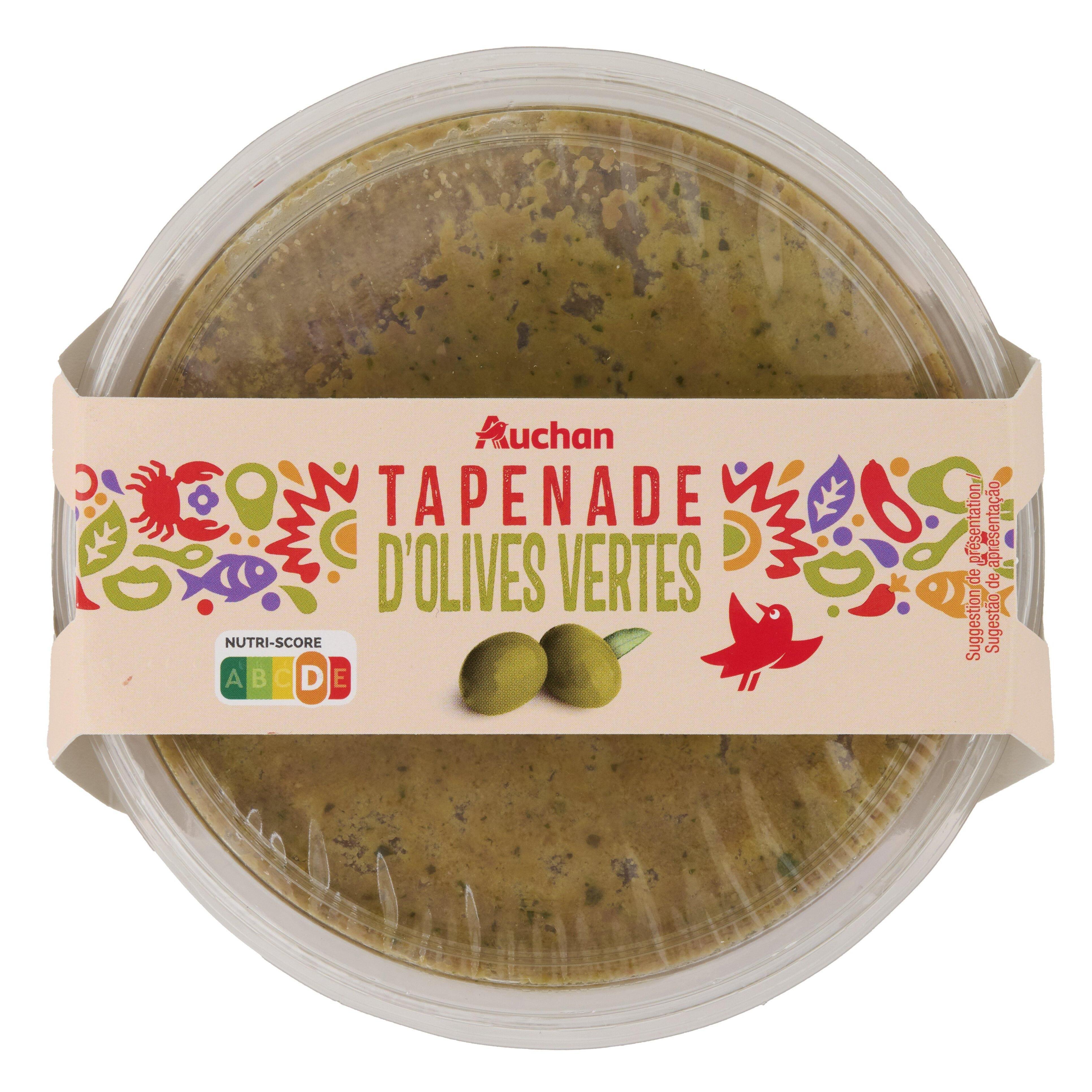 AUCHAN Tapenade olives vertes 150g