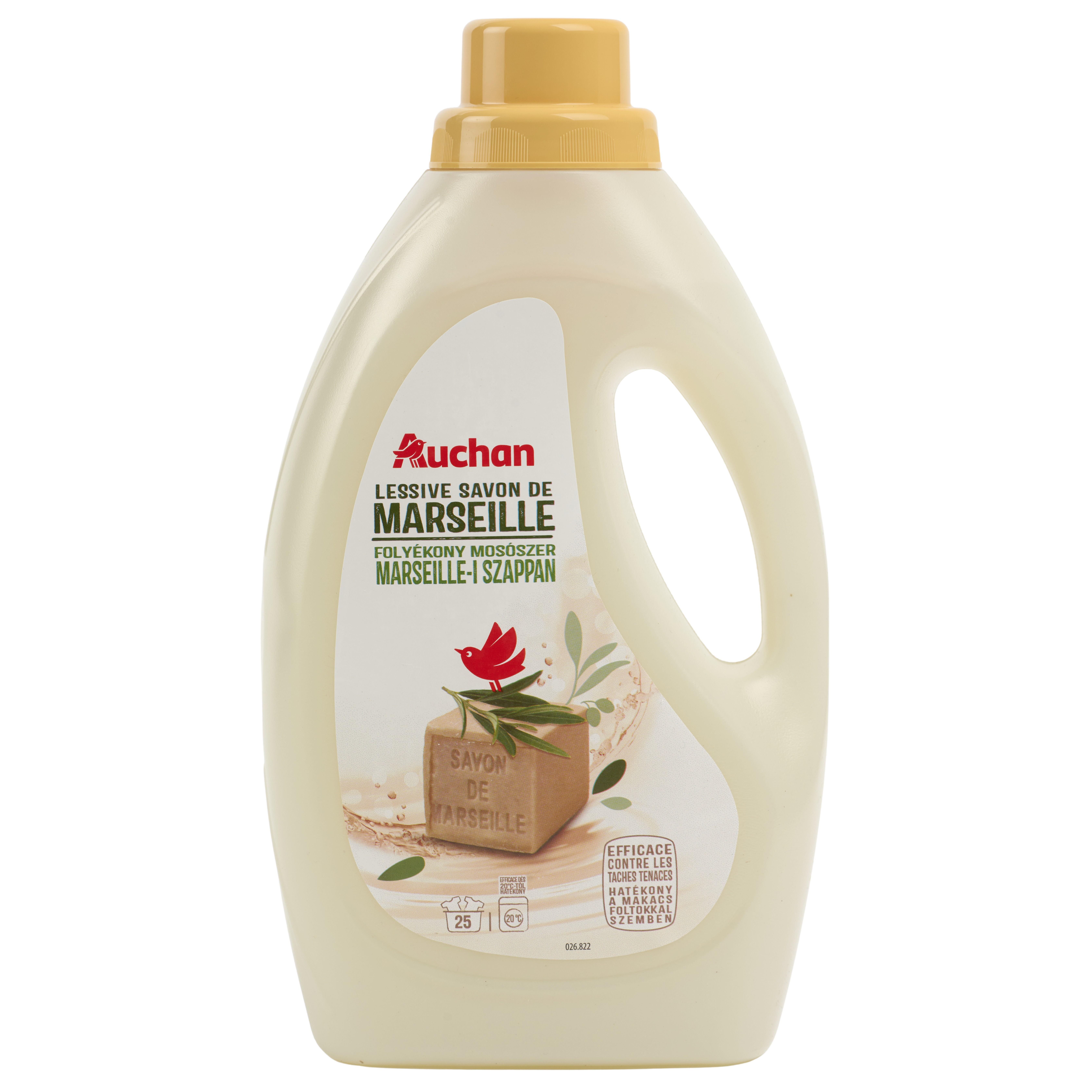 AUCHAN Lessive liquide savon de Marseille