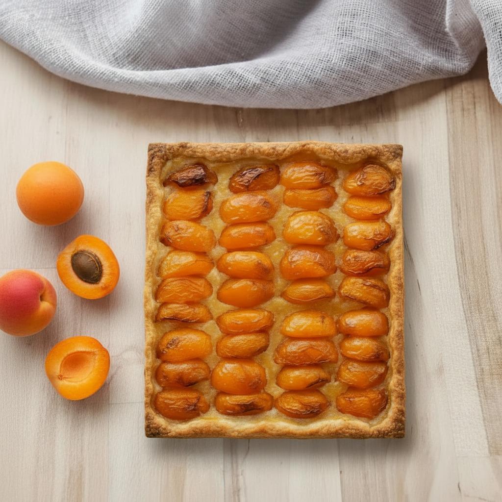 MON PÂTISSIER Tarte fine aux abricots 6 personnes 520g