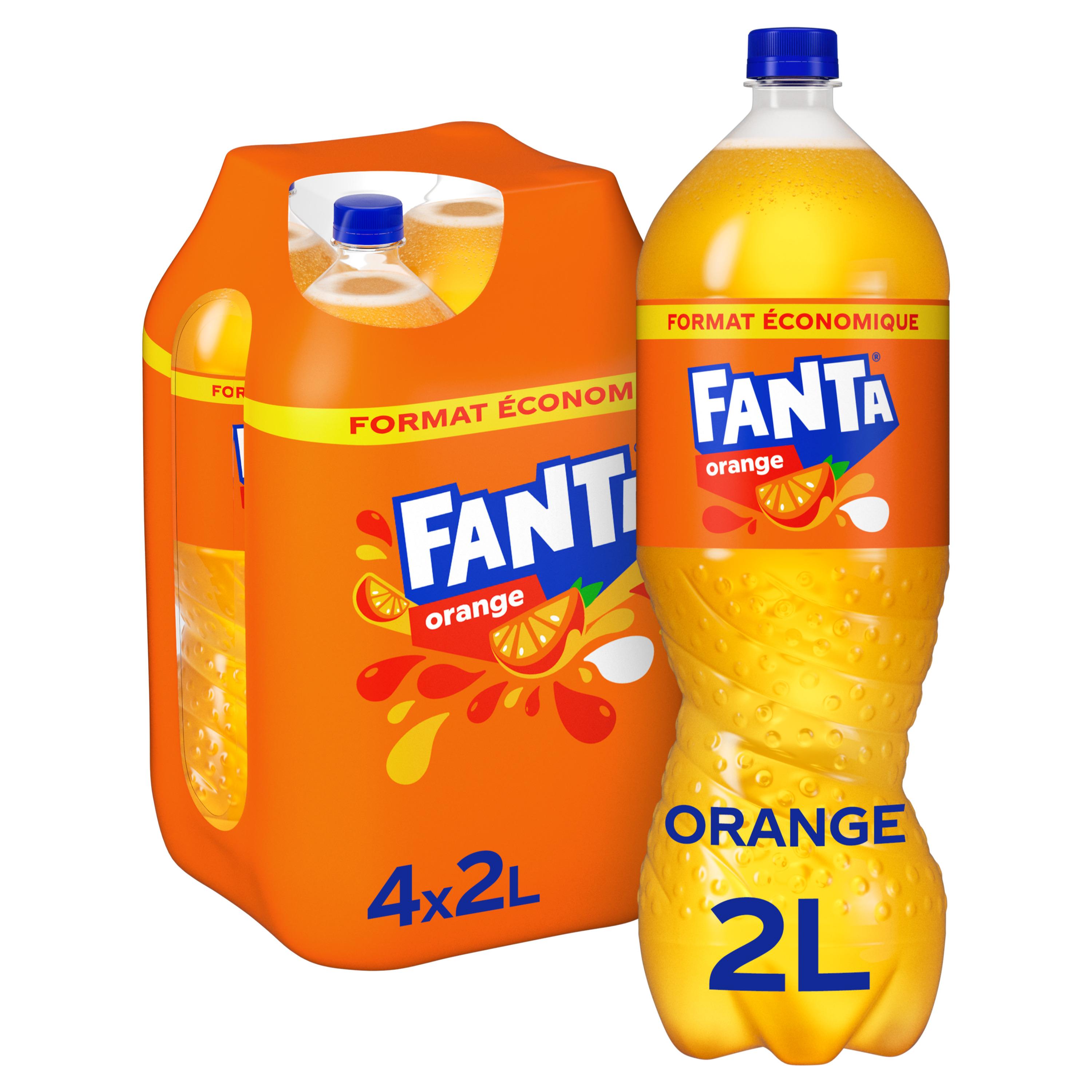 FANTA Boisson rafraîchissante aux fruits orange 4x2l