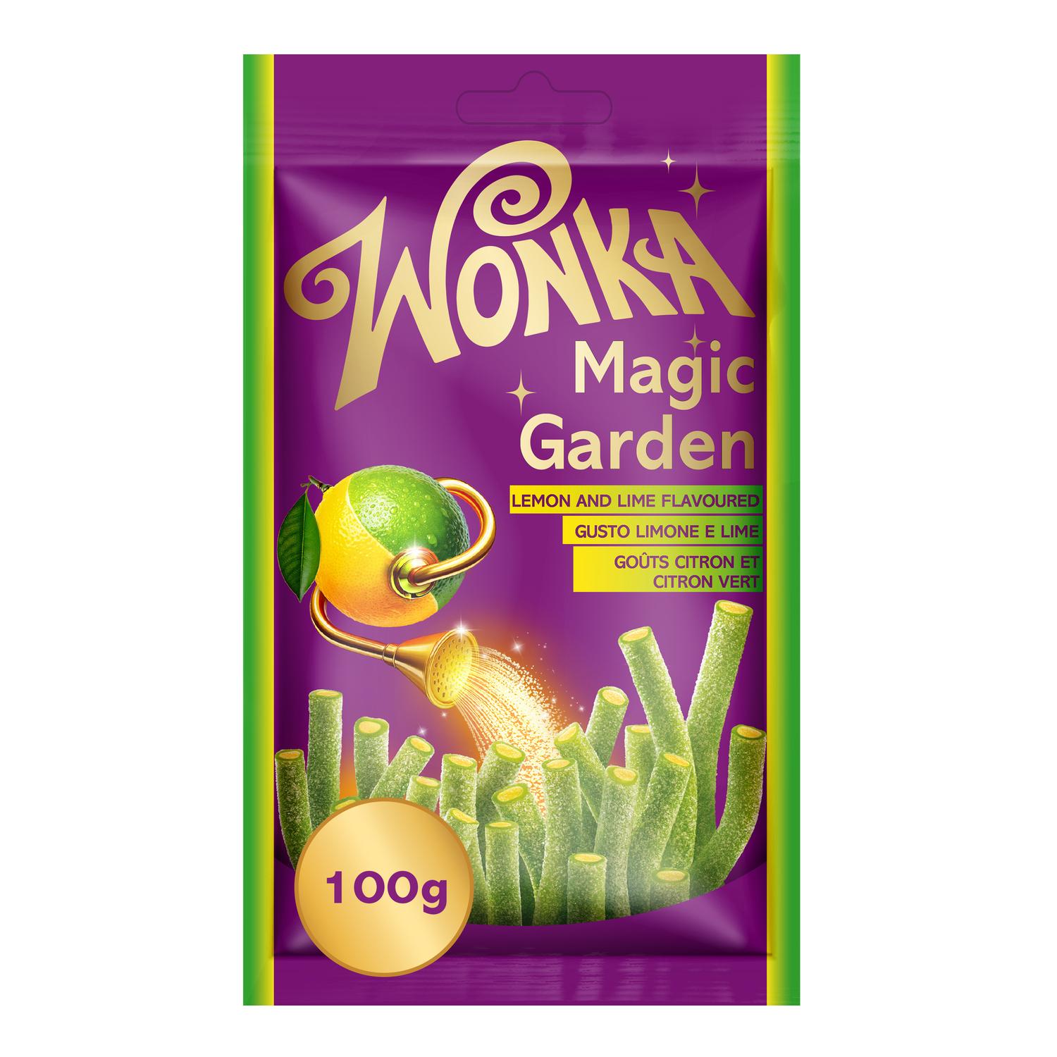 Voir la diapositive 2 : WONKA Bonbons gélifiés Magic garden goûts citron et citron vert 100g