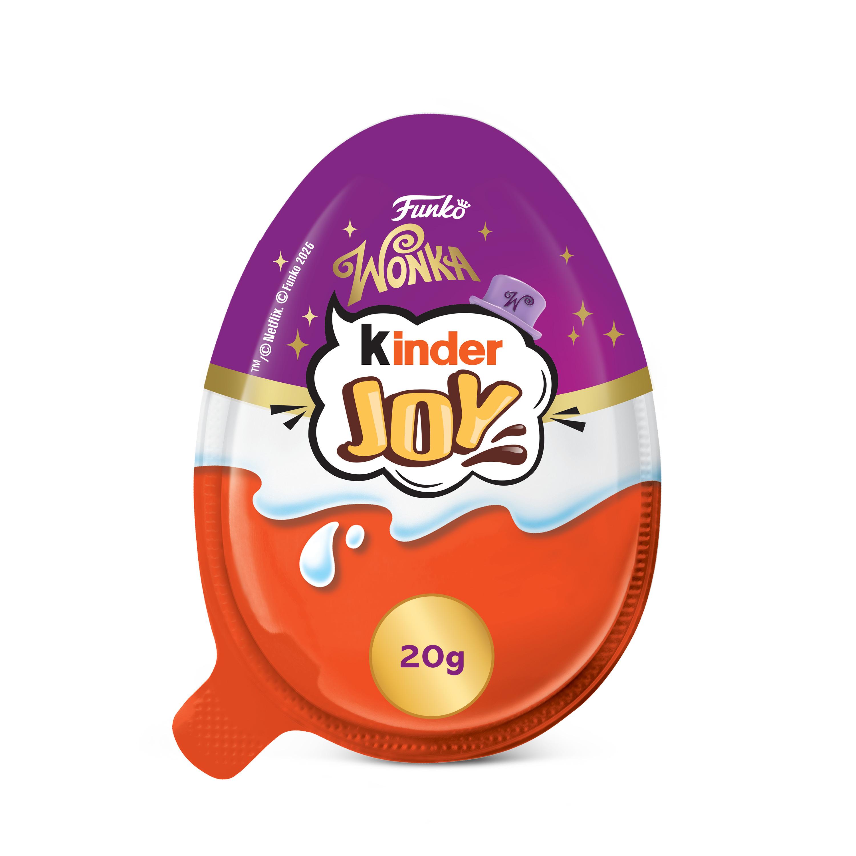 KINDER Wonka Oeuf joy crème-dessert au lait et cacao avec gaufrettes 20g