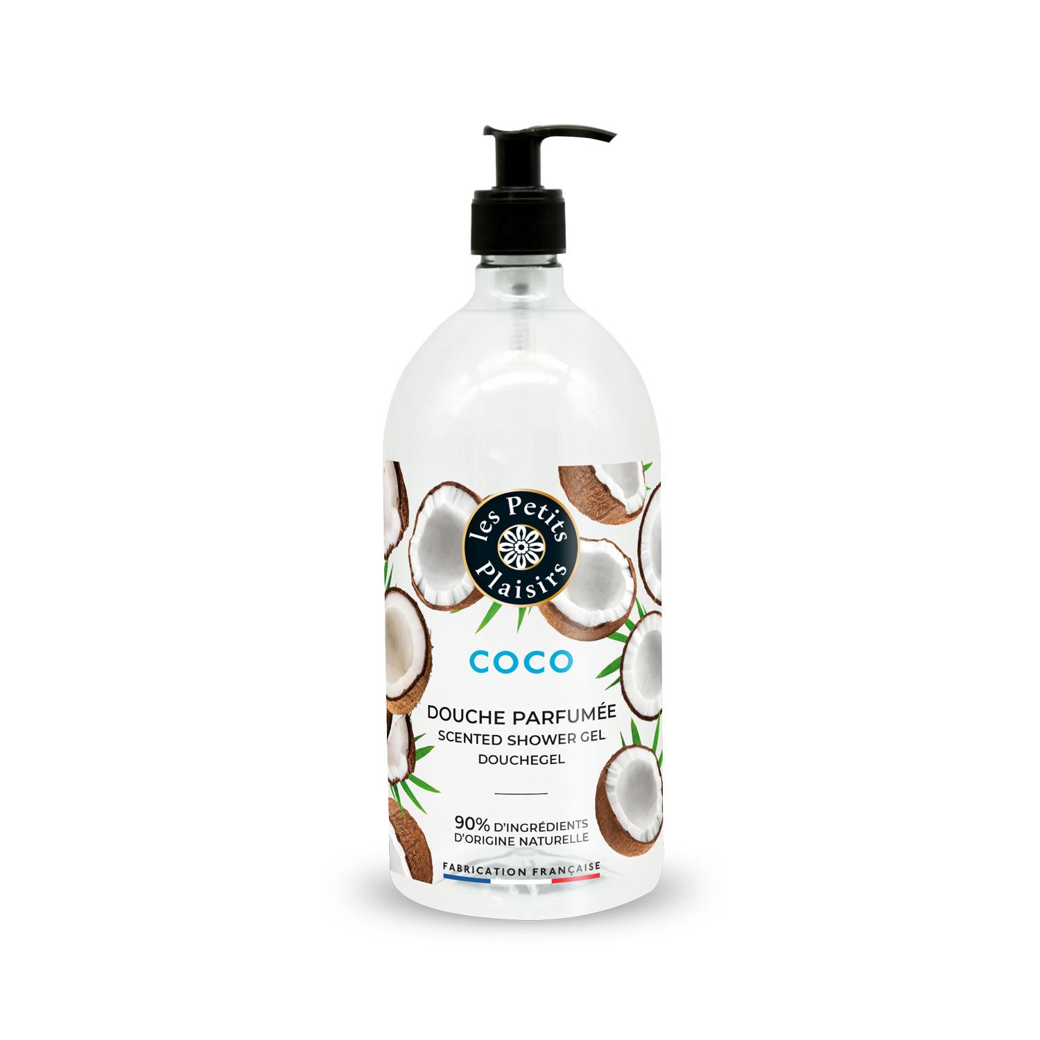 LES PETITS PLAISIRS Douche parfumée coco 1l
