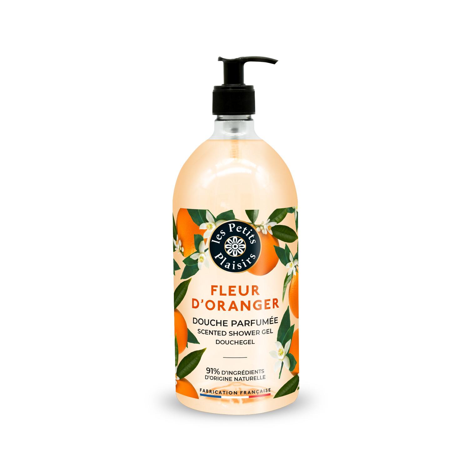 LES PETITS PLAISIRS Douche parfumée fleur d'oranger 1l