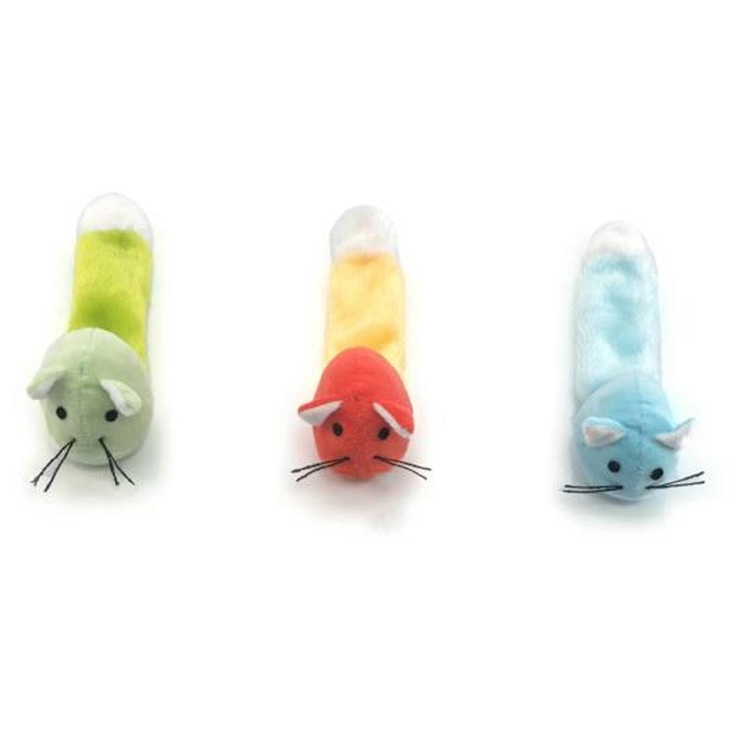 AUCHAN Jouet souris 20cm pour chat coloris aléatoire 1 pièce