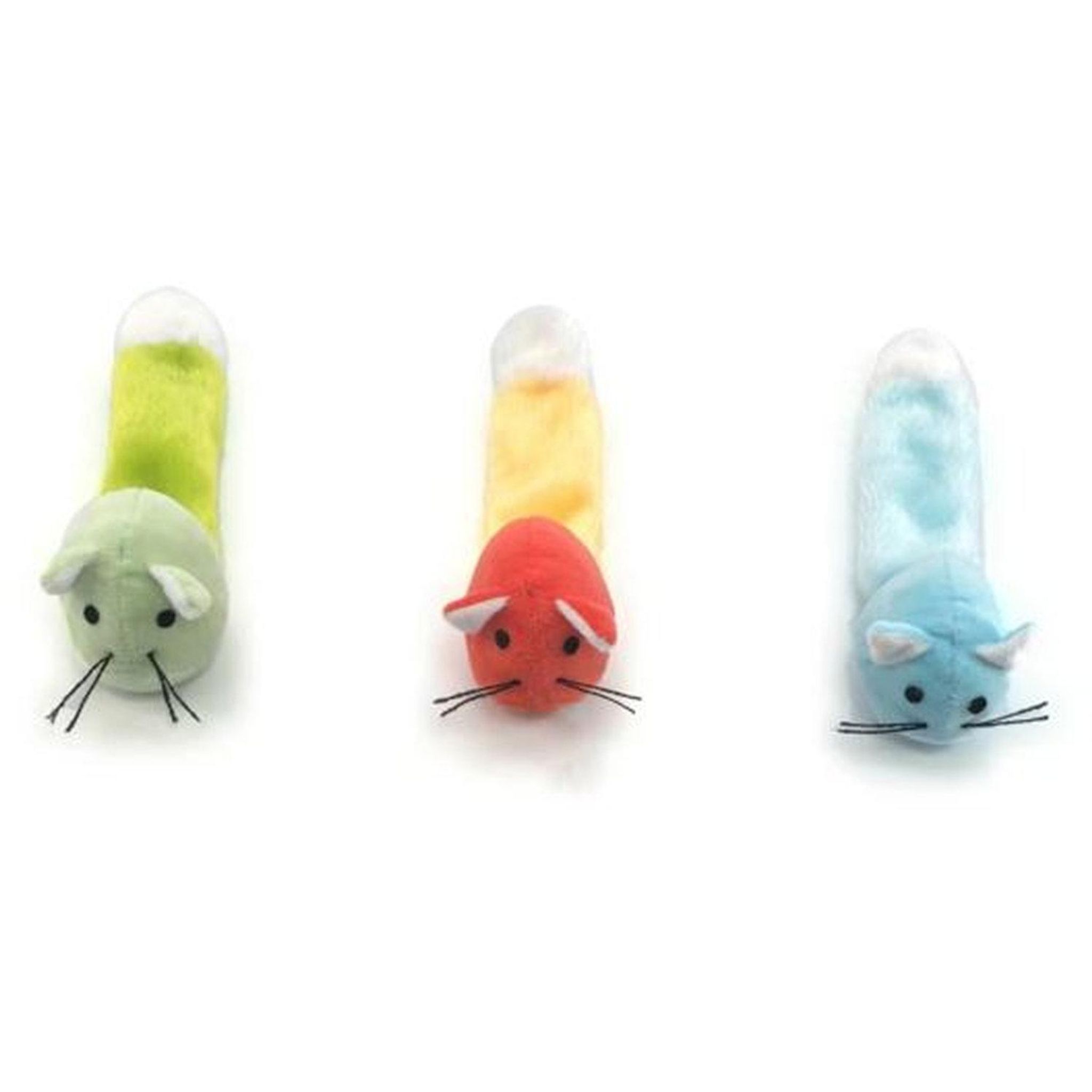 AUCHAN Jouet souris 20cm pour chat coloris aléatoire 1 pièce