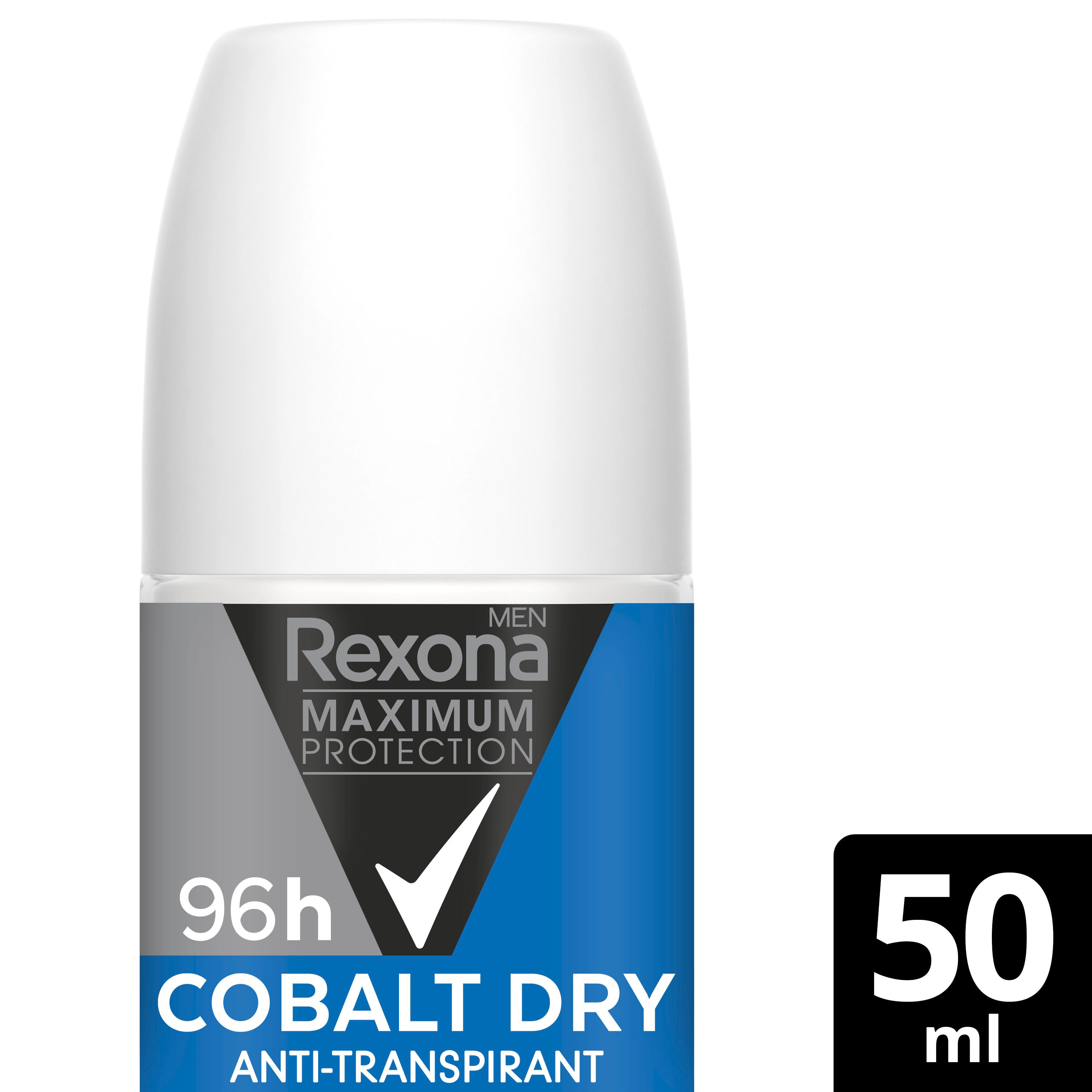 REXONA MEN Maximum Protection Déodorant bille 96h cobalt dry 50ml