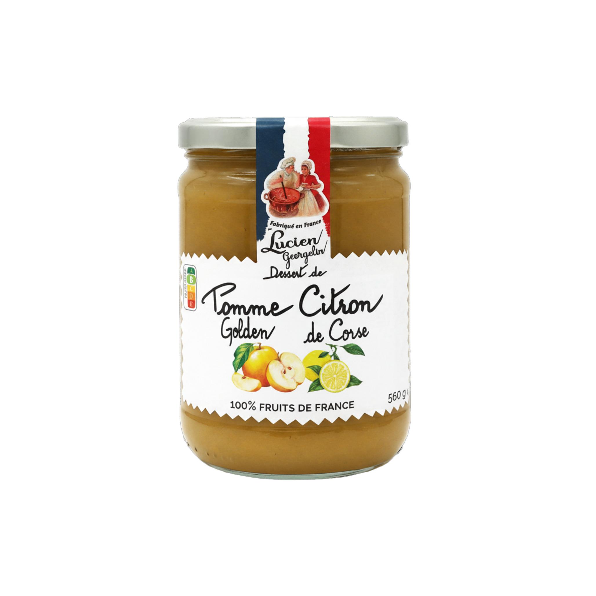 LUCIEN GEORGELIN Dessert de pomme golden et citron de Corse en bocal 560g