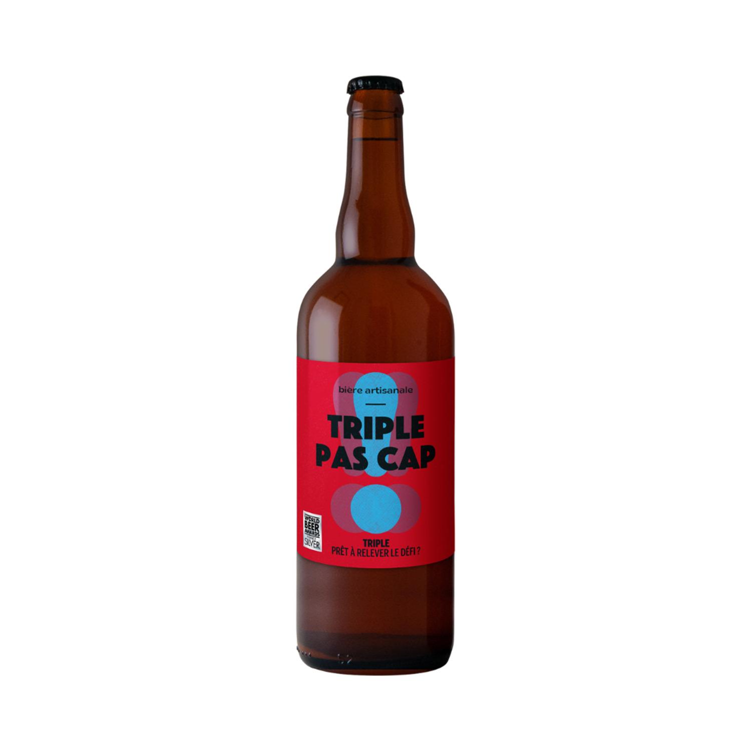 TANDEM Triple pas cap Bière artisanale 8% bouteille 75cl