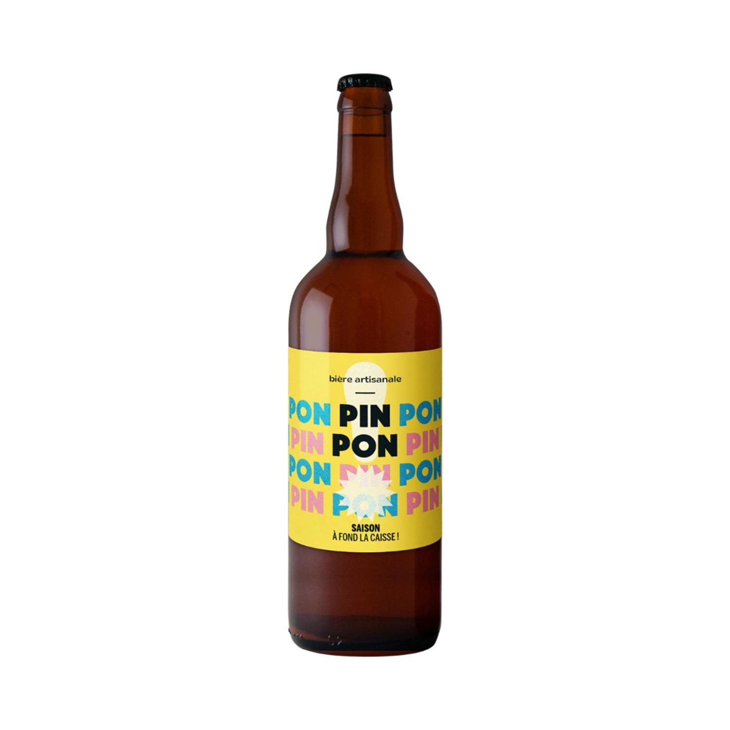 TANDEM Pinpon bière saison artisanale 7% 75cl