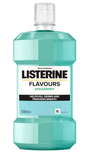 LISTERINE Bain de bouche fraîcheur menthe verte 500ml