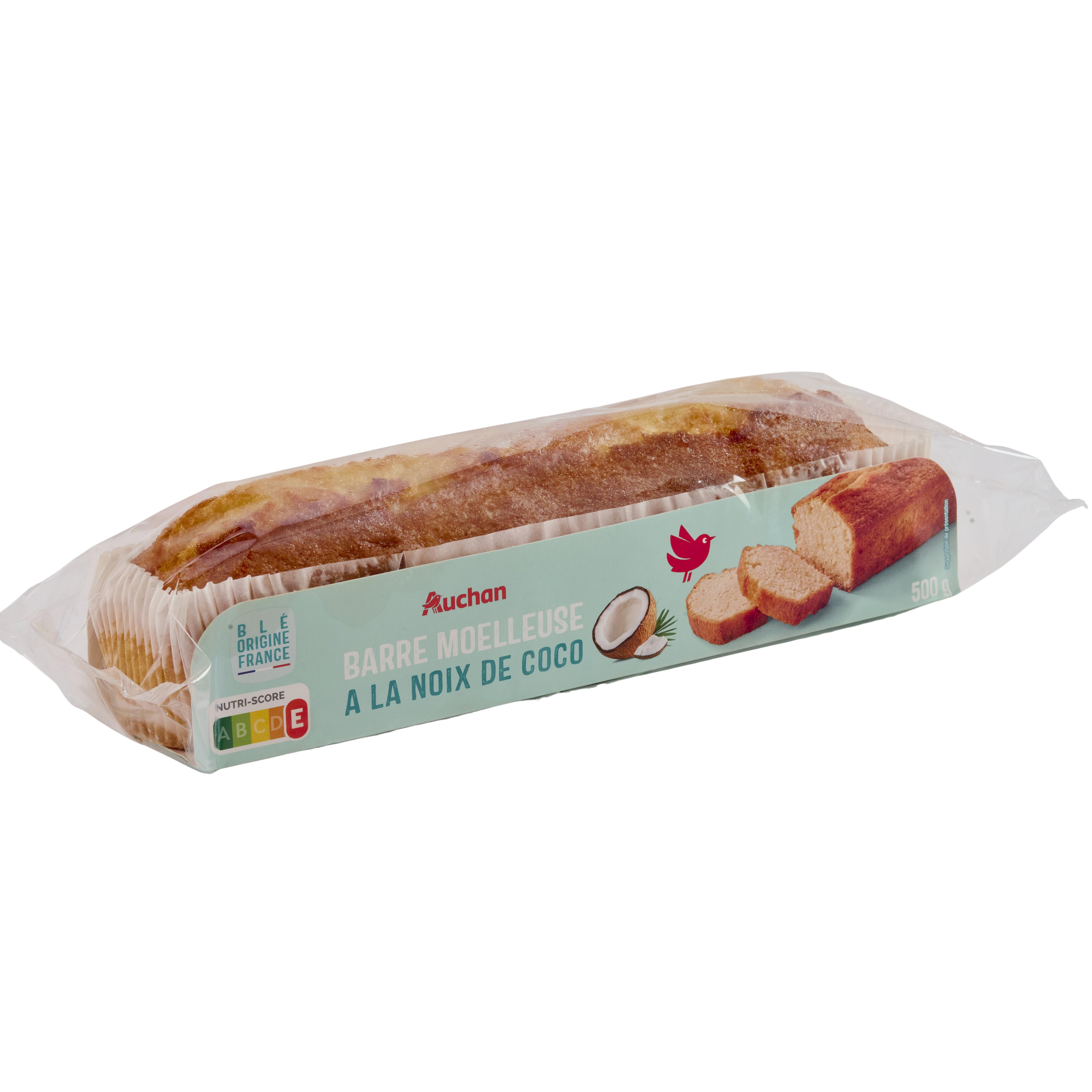 Voir la diapositive 3 : AUCHAN Barres à la noix de coco 500g