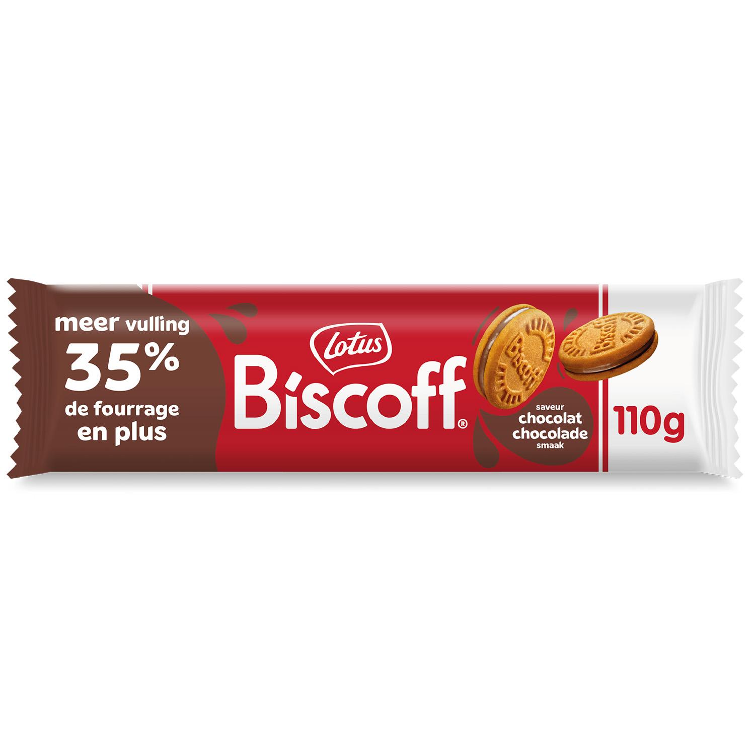 LOTUS Biscoff Biscuits fourrés au chocolat 110g