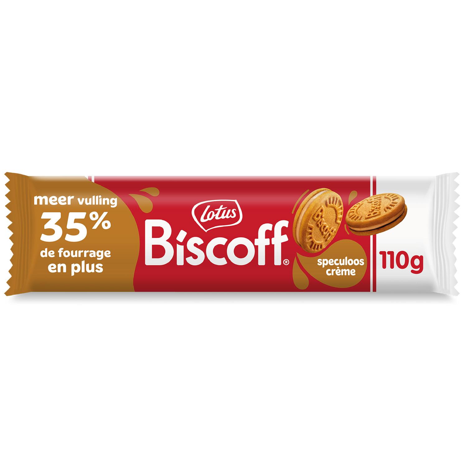 LOTUS Biscoff Biscuits fourrés à la crème de spéculoos 110g