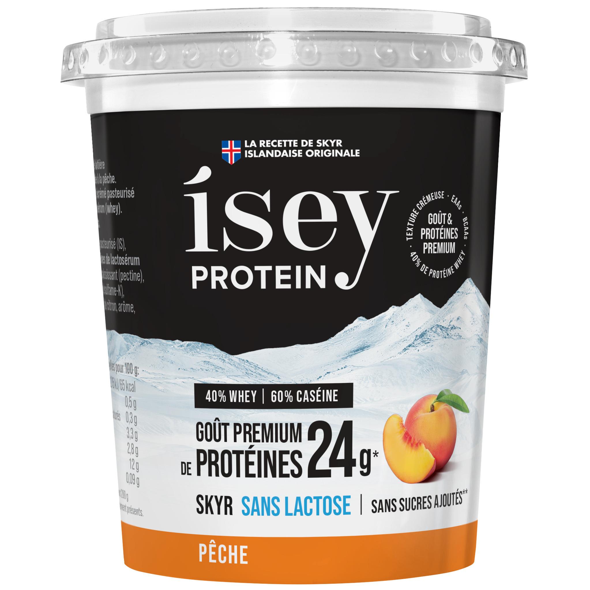 ISEY Skyr protéiné pêche 400g