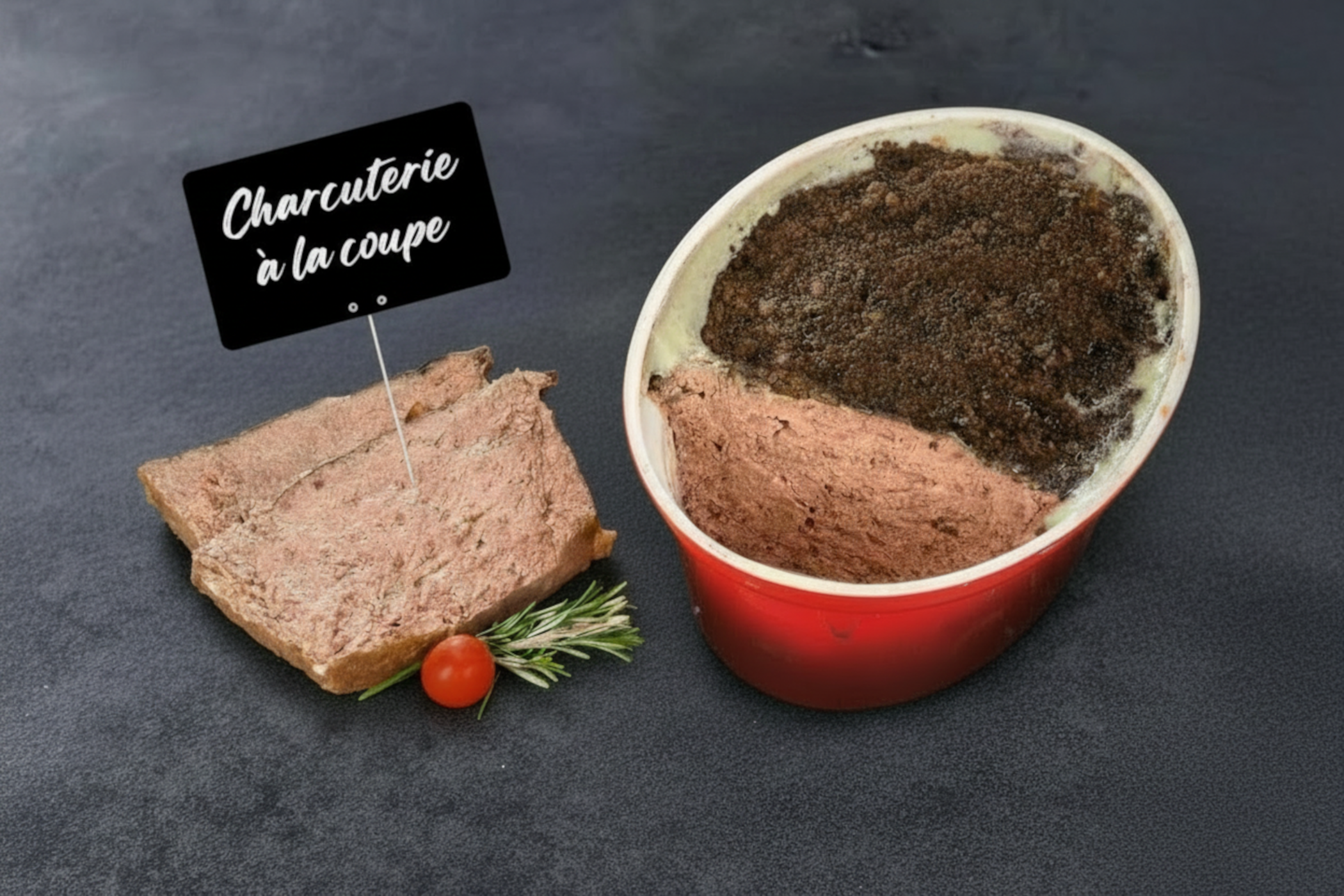 MON CHARCUTIER Pâté de foie La Bourgeoise 1 tranche 200 g à 300 g