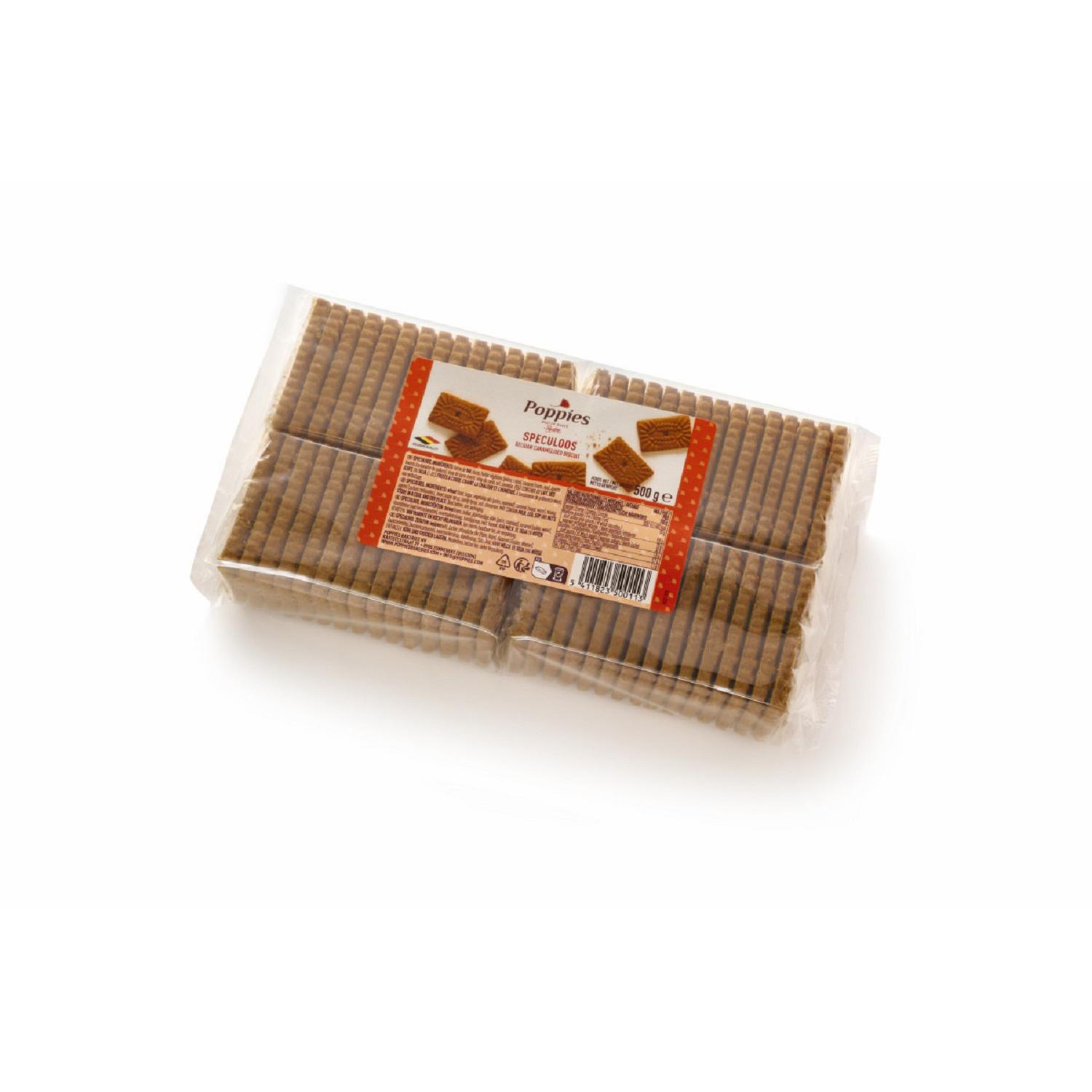 POPPIES Biscuits speculoos 4 sachets 4x125g