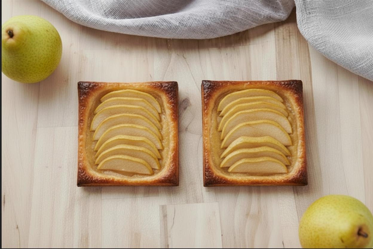 MON PÂTISSIER Tartelettes fines aux poires 2 pièces 180g