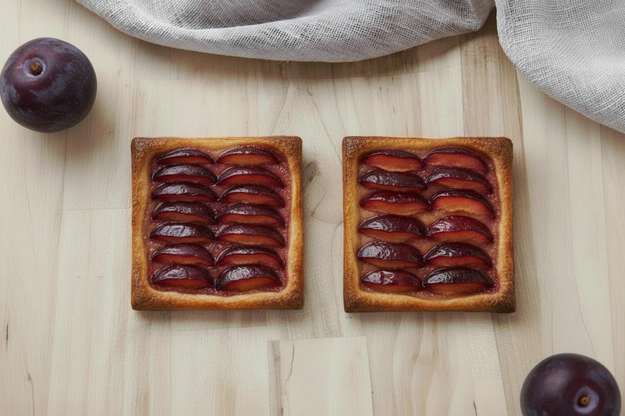 MON PÂTISSIER Tartelelettes fins aux prunes 2 pièces 180g
