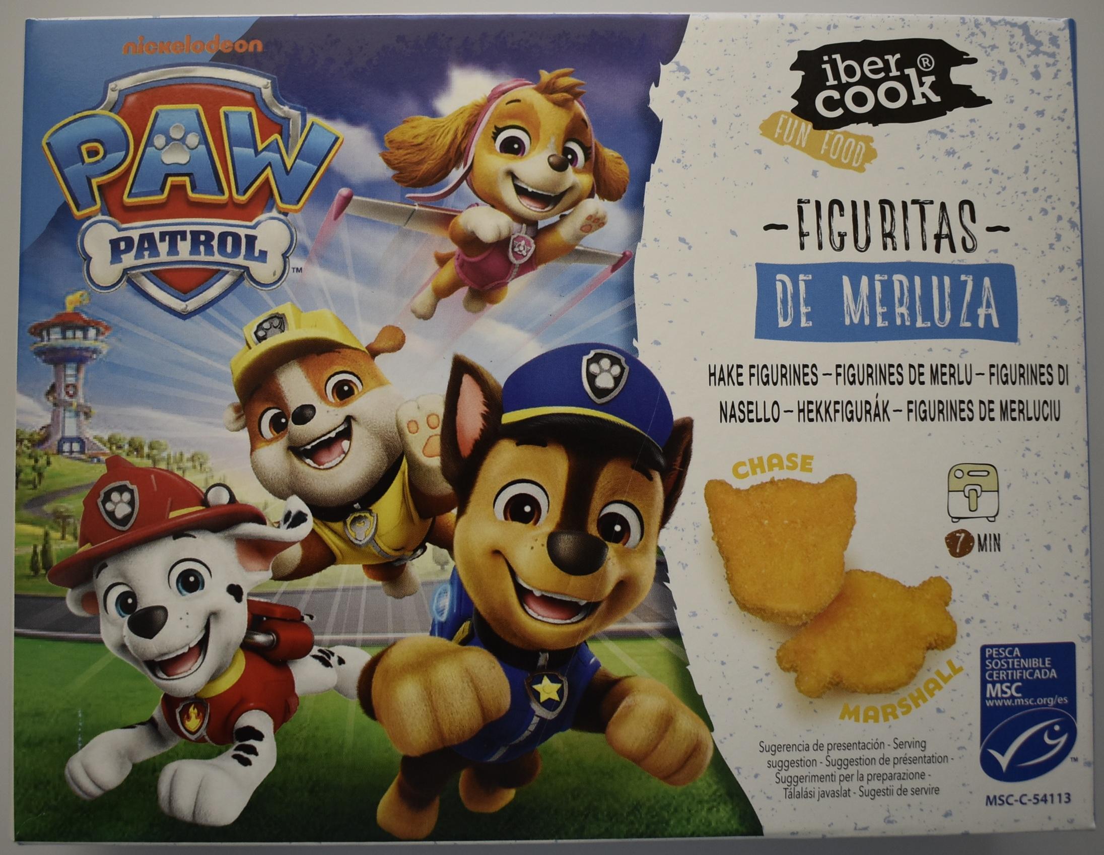 PAT'PATROUILLE Figurines de merlu 300g