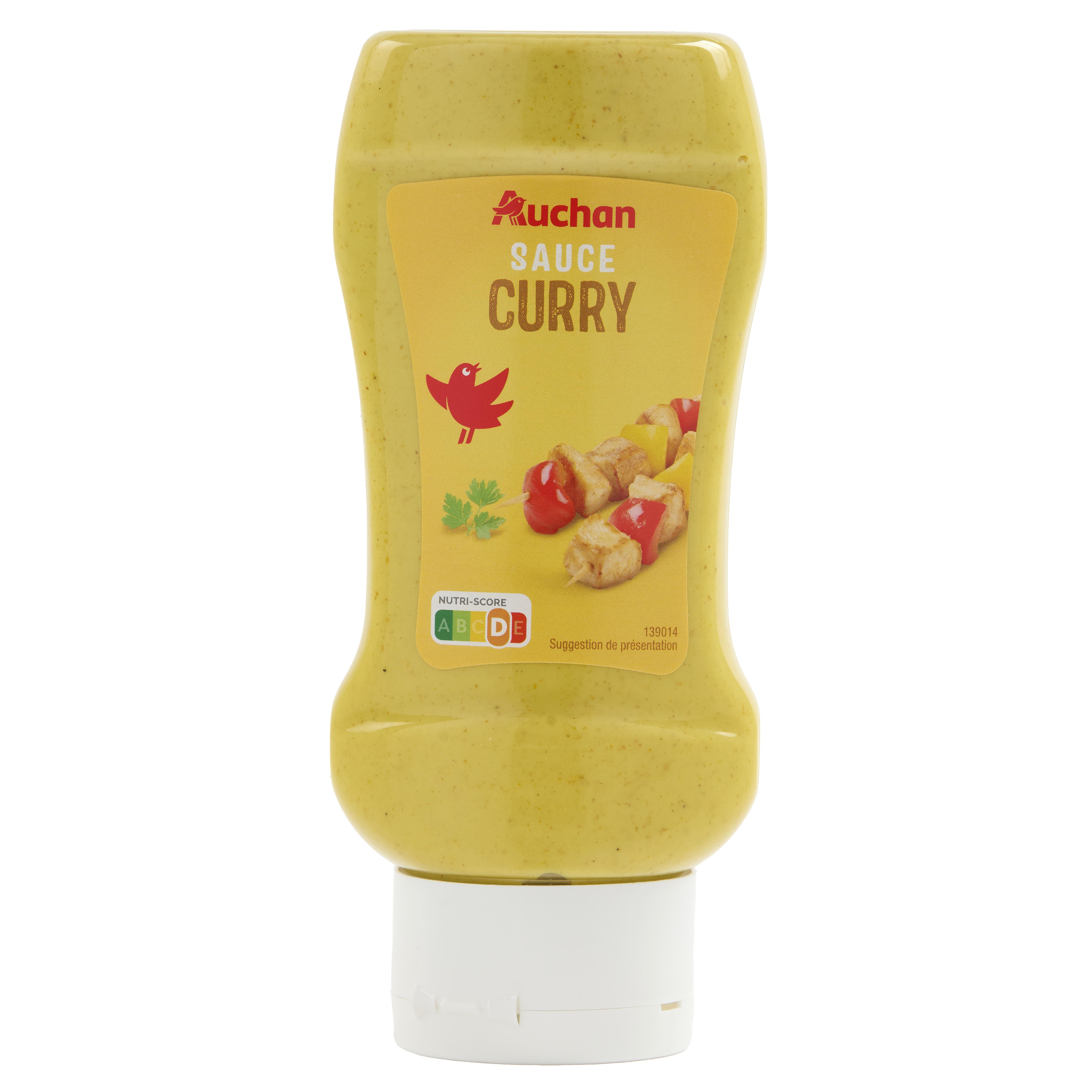 AUCHAN Sauce au curry 350g