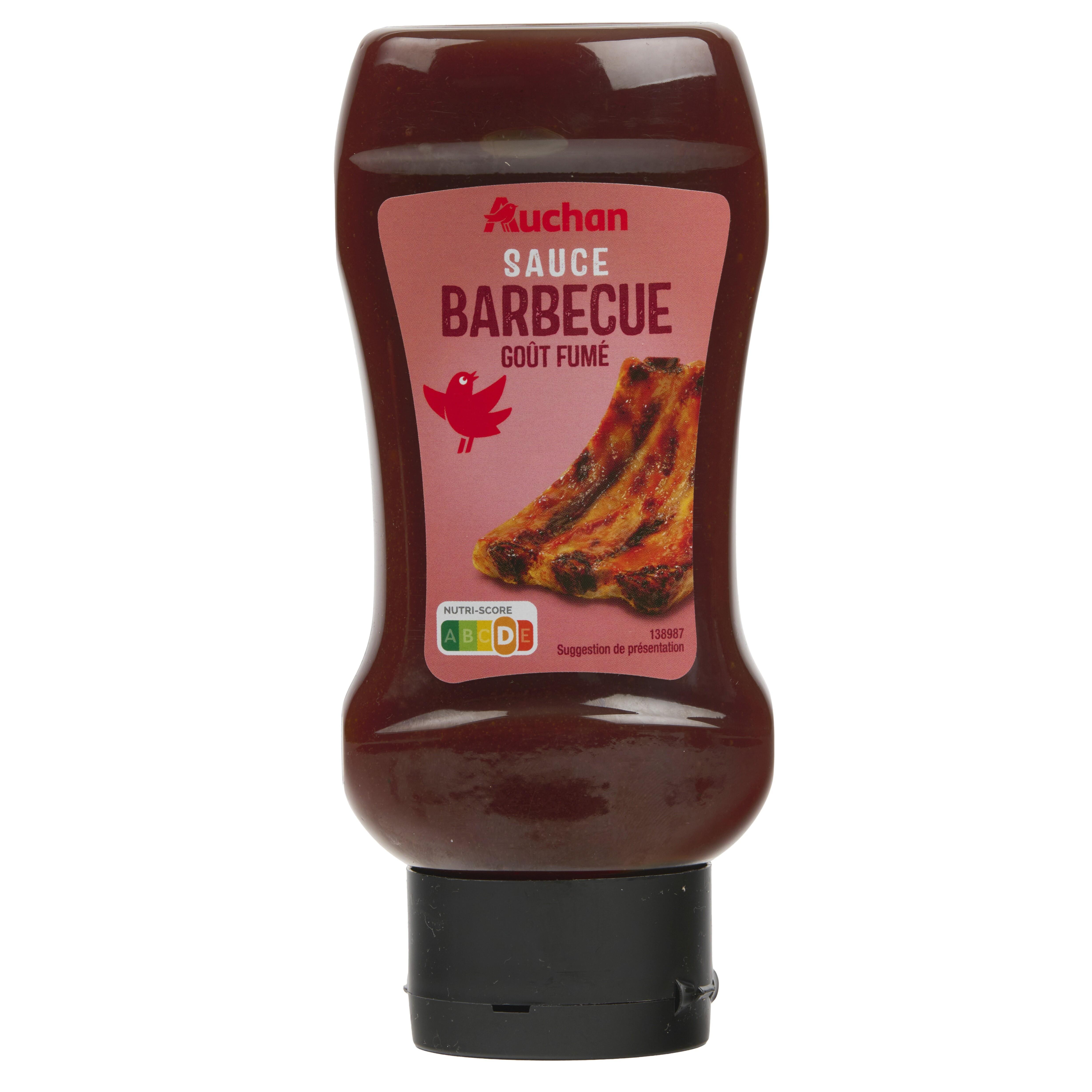 Voir la diapositive 1 : AUCHAN Sauce barbecue fumée 395g