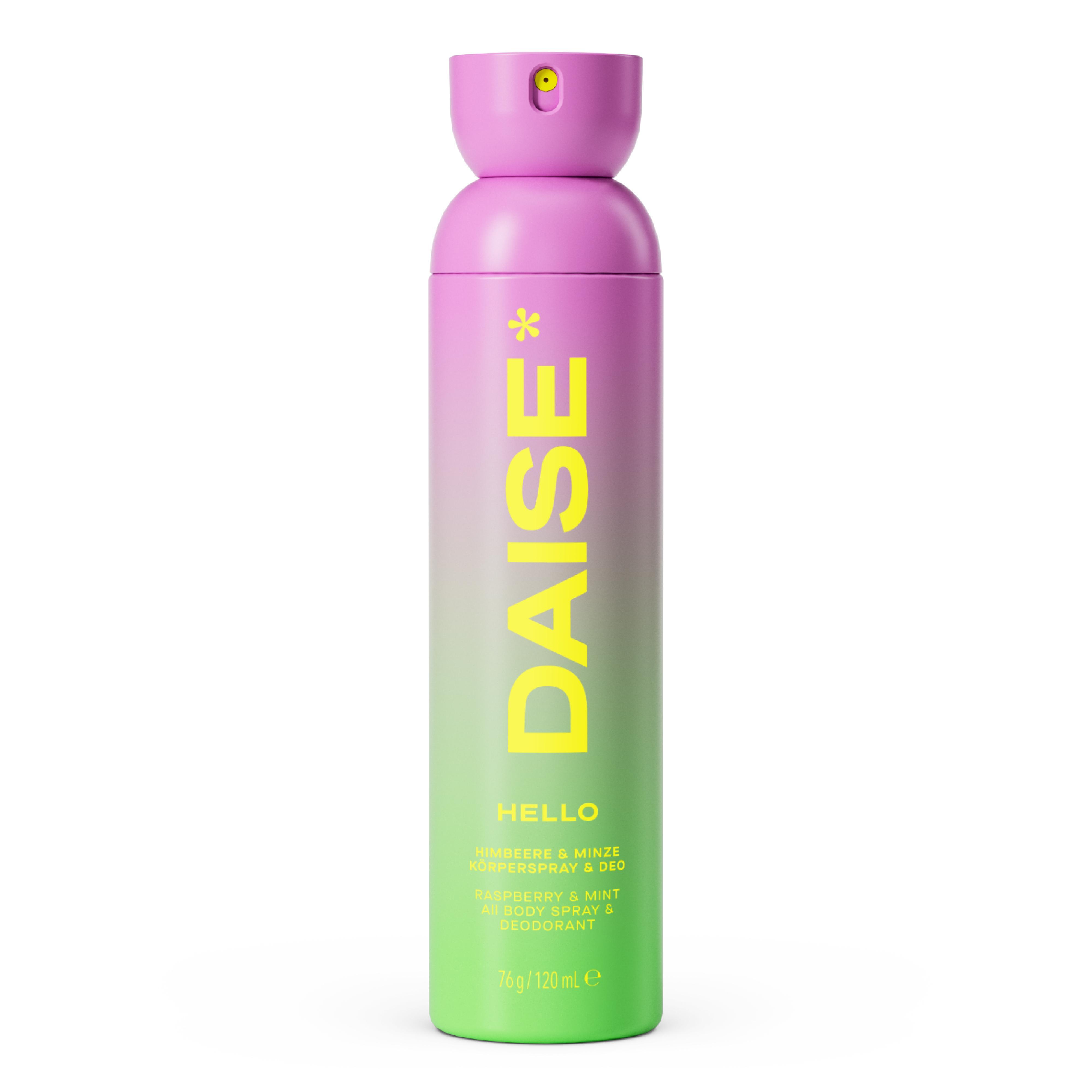 DAISE Hello Déodorant spray 24H framboise et menthe 120ml