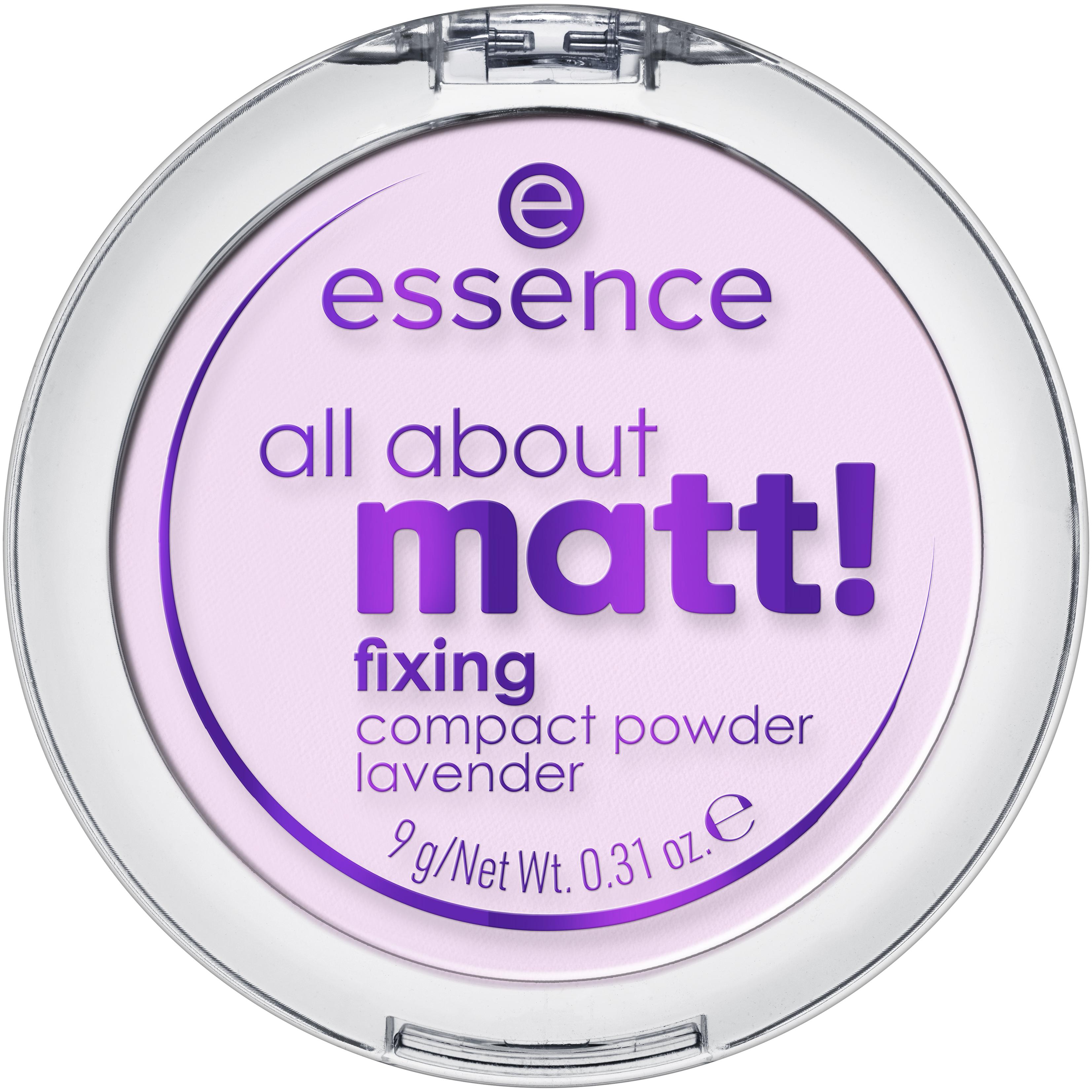 ESSENCE All about matt! Poudre compacte fixatrice lavender 9g