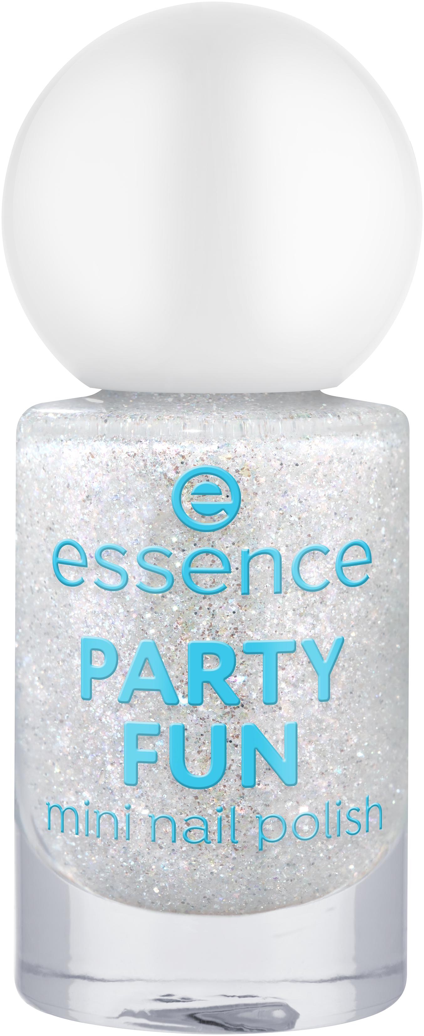 ESSENCE Mini Nail Polish vernis à ongles 20 argent pailleté holographique 5ml