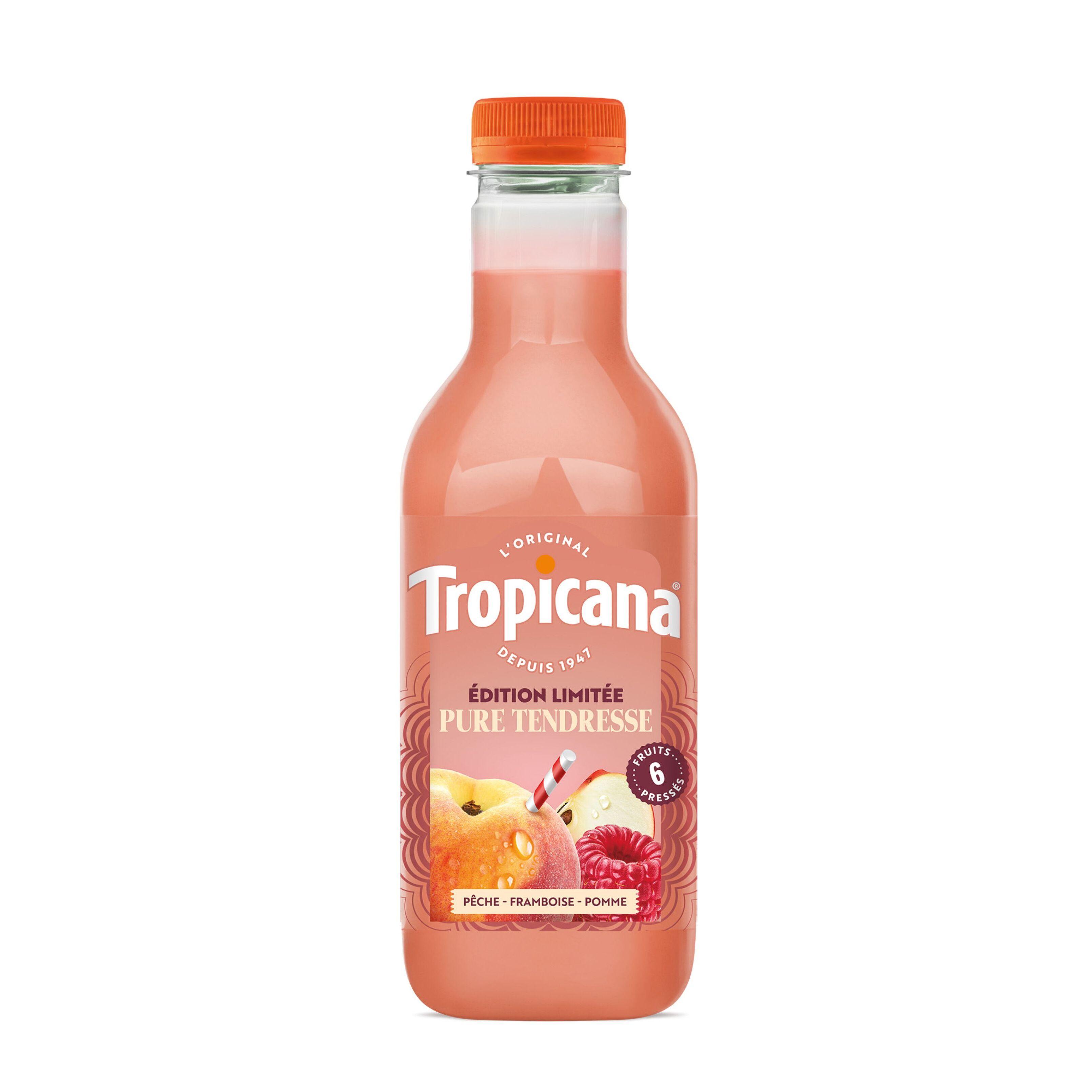 TROPICANA Jus édition limitée pure tendresse 90cl