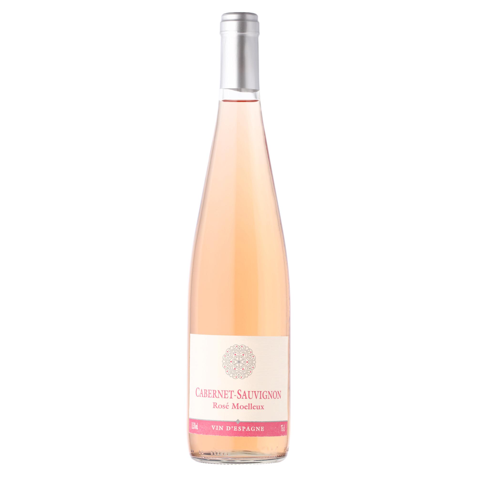 Vin d'Espagne rosé cabernet sauvignon moelleux 75cl