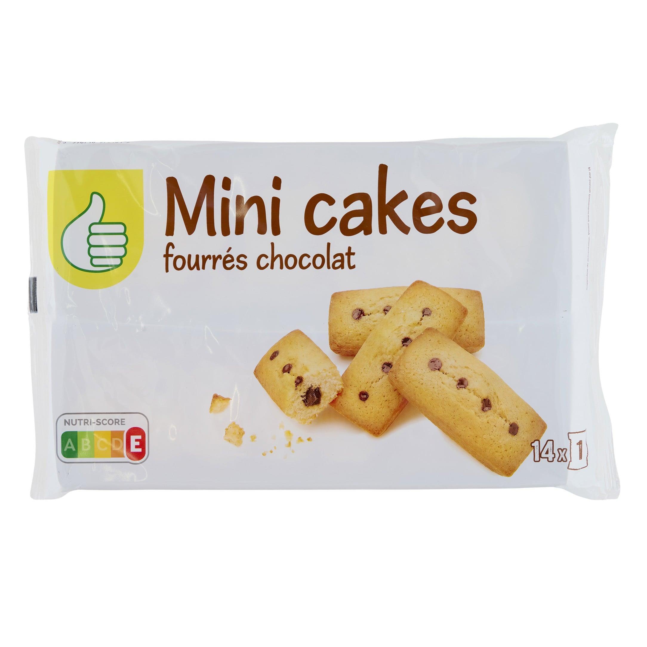 POUCE Mini cakes fourrés au chocolat 14 mini cakes 420g