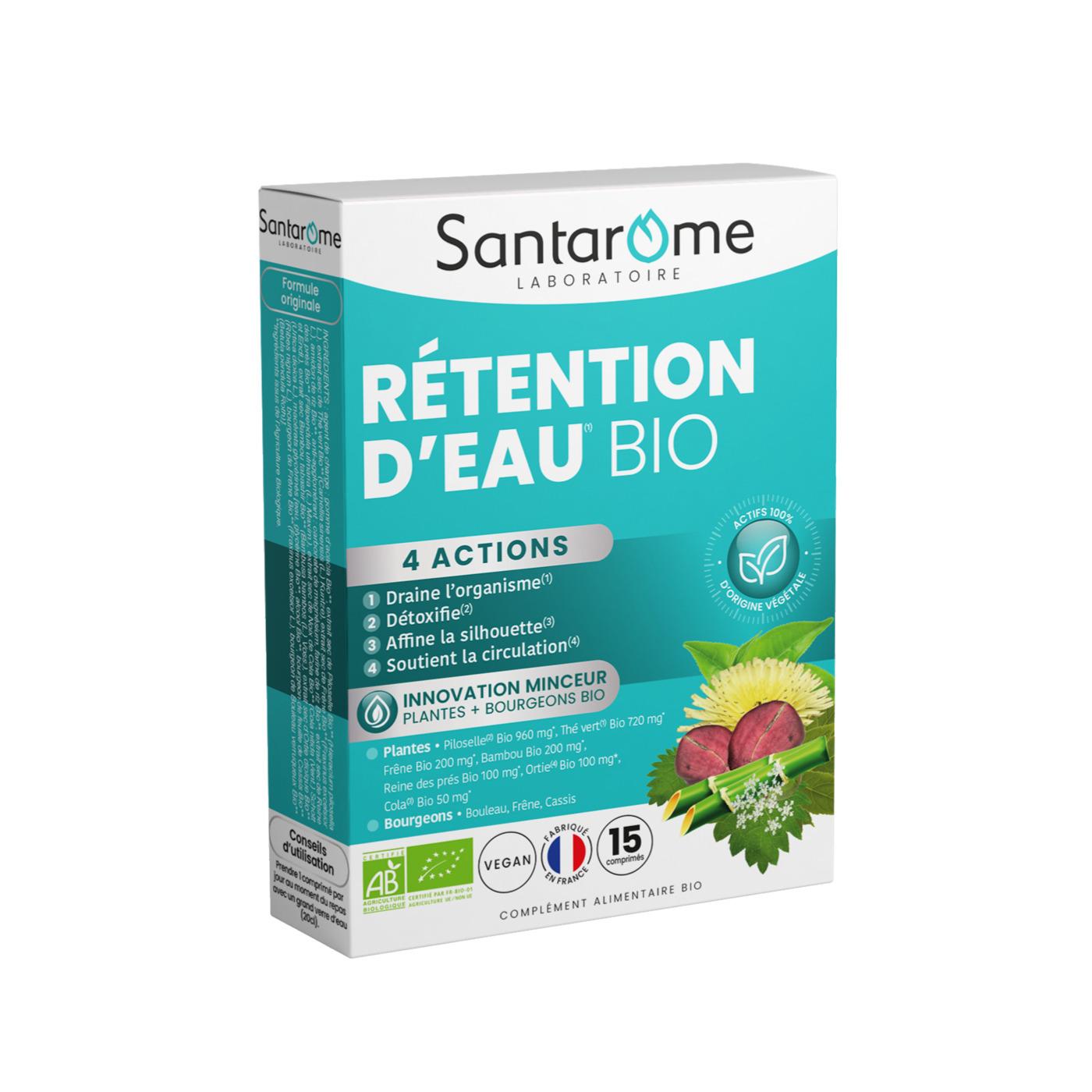SANTAROME Rétention d'eau bio 15 pièce