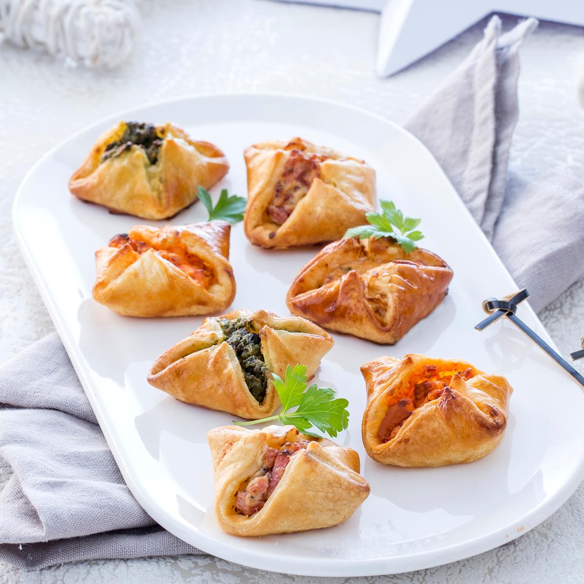 SERVICE TRAITEUR Mini-paniers feuilletés 16 pièces 200g