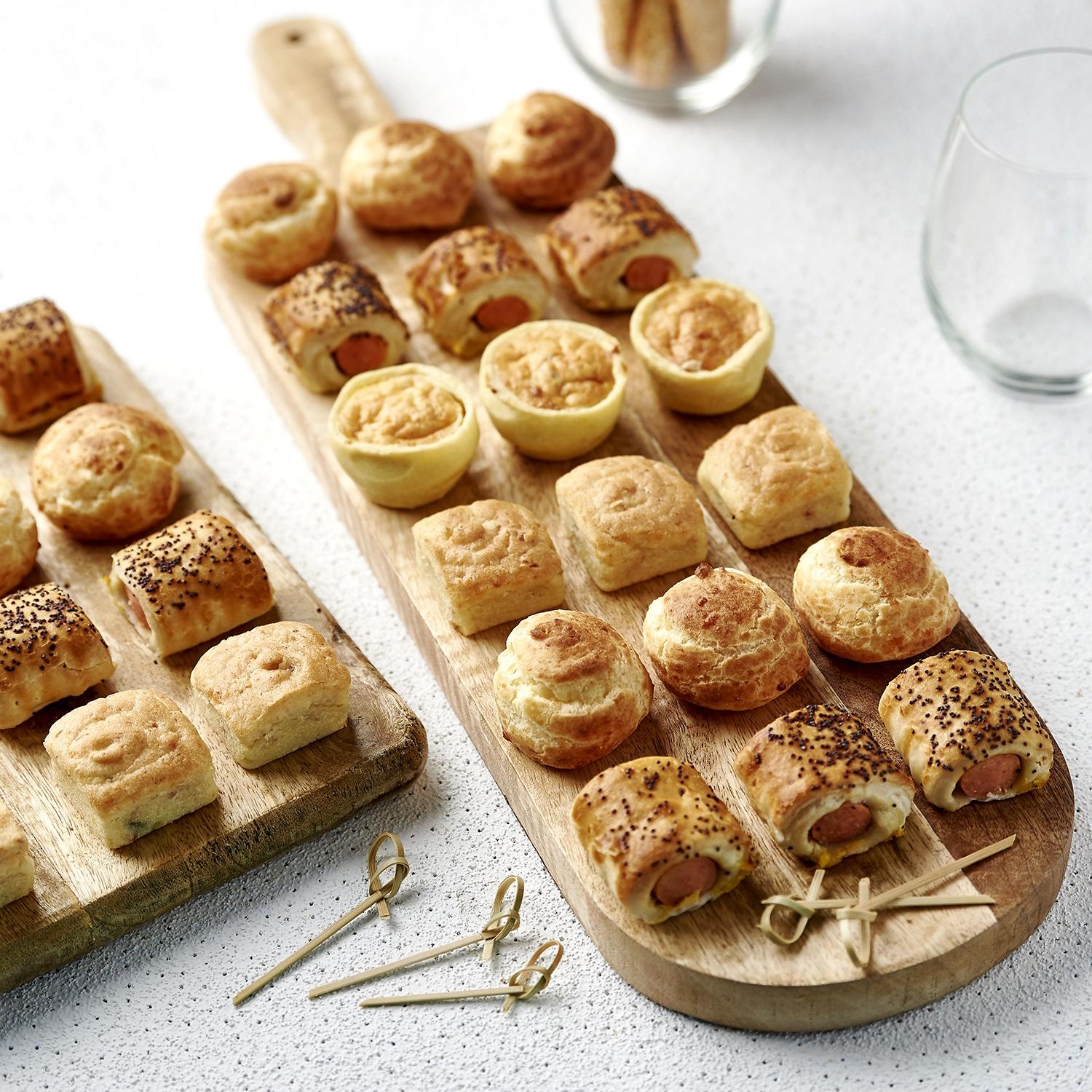 SERVICE TRAITEUR Assortiment de petits fours 48 toasts 670g