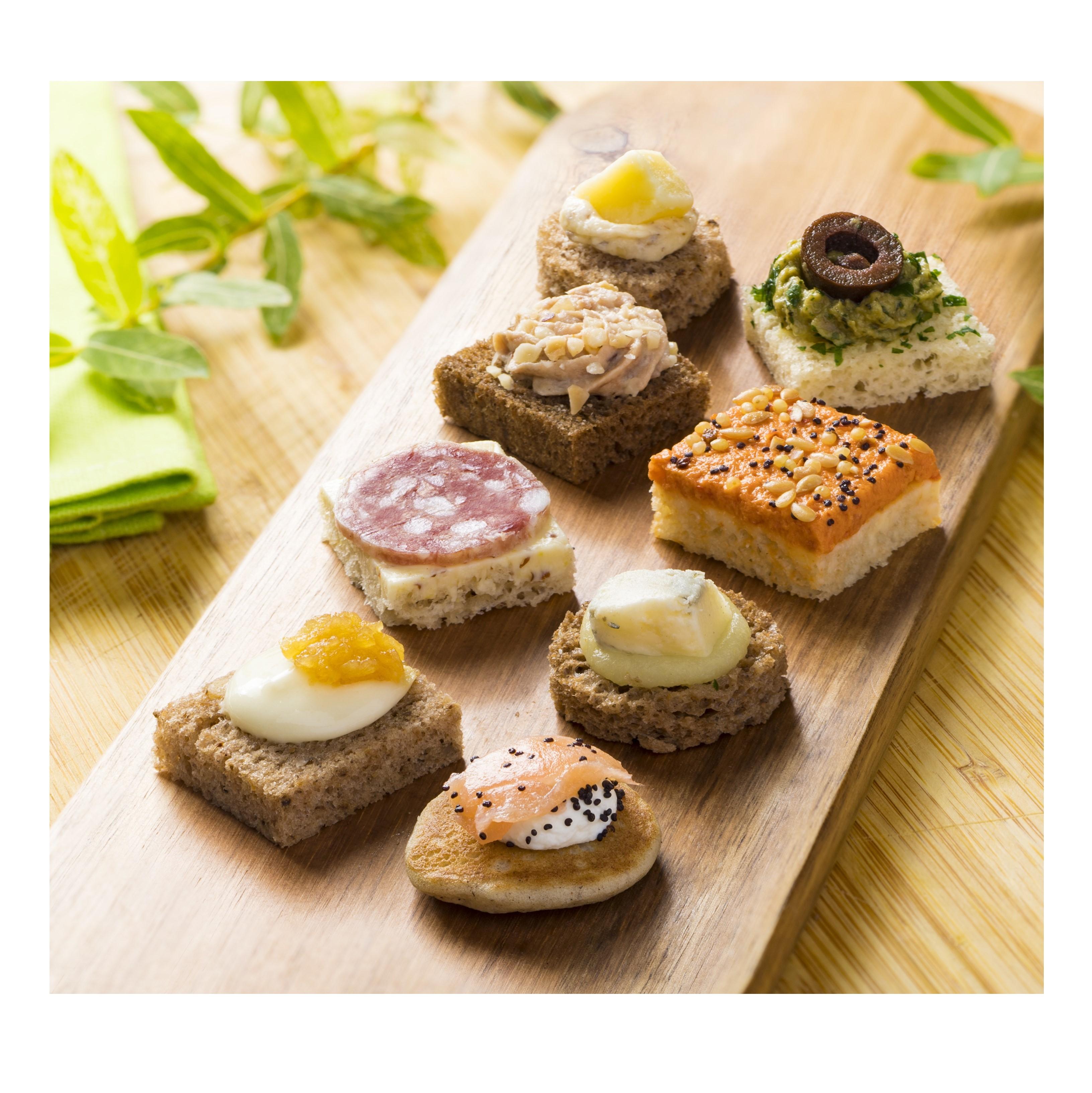SERVICE TRAITEUR Mini canapé des régions 48 pièces 240g