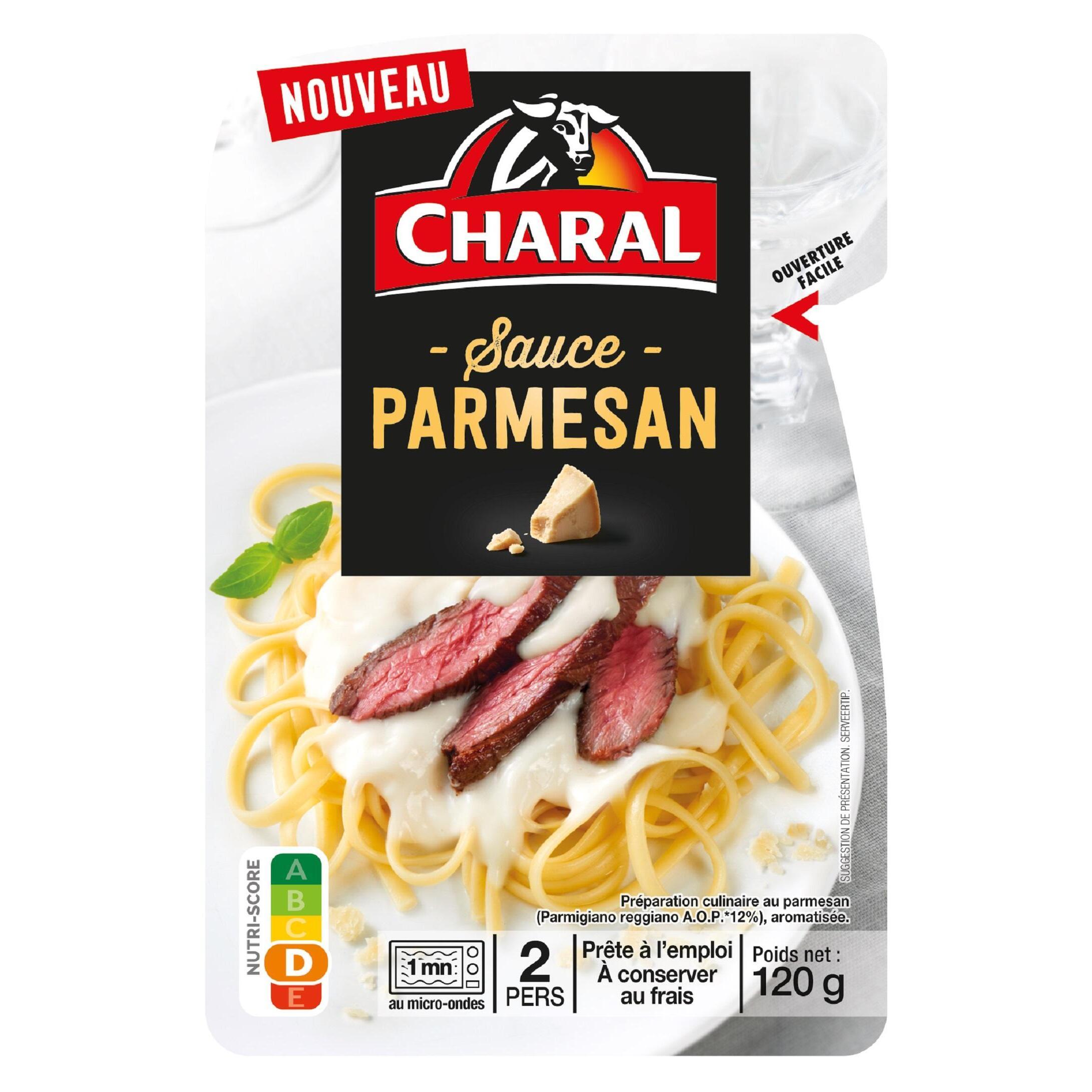CHARAL Sauce au parmesan AOP prête à réchauffer 120g
