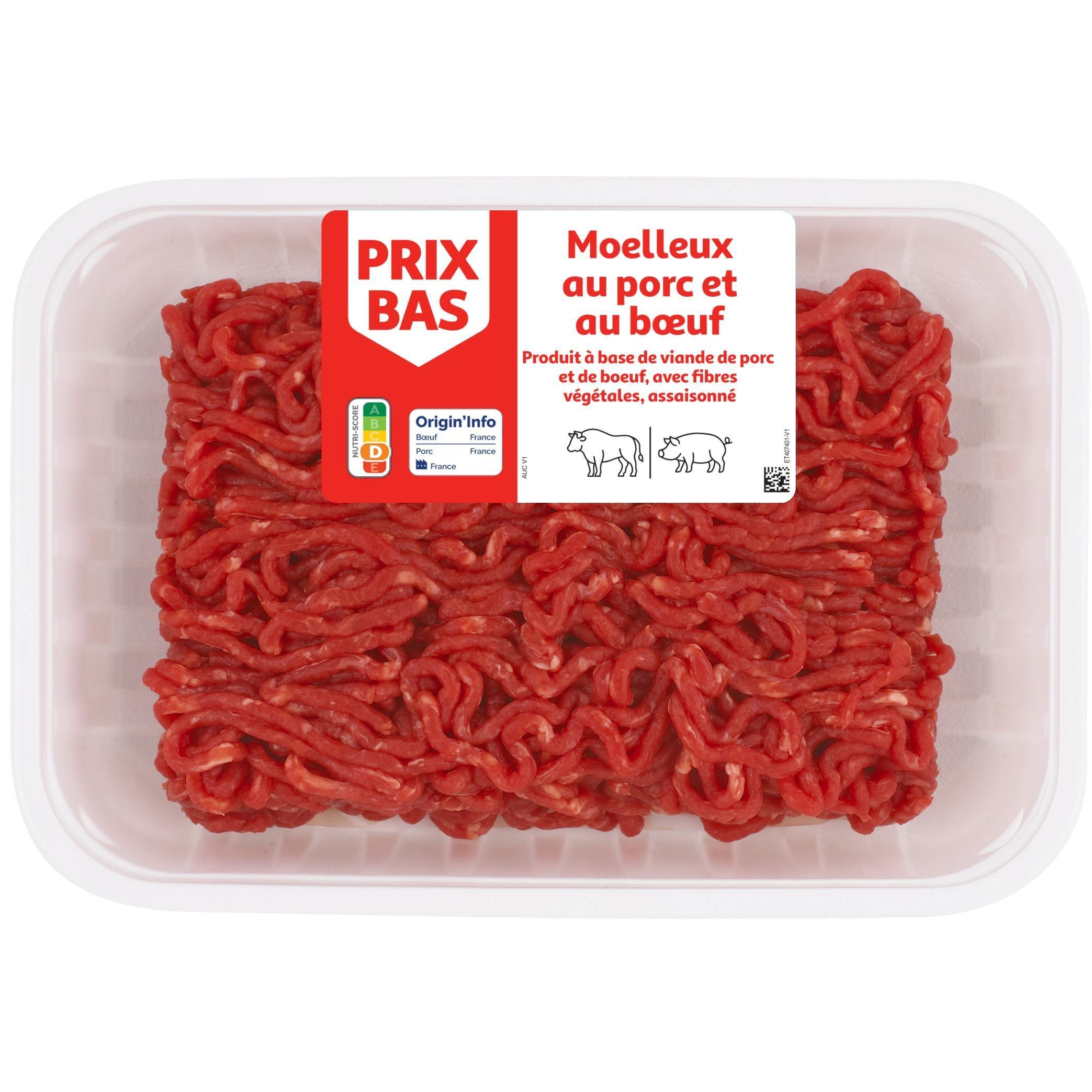 PREMIER PRIX Haché de porc et boeuf 20%mg 400g