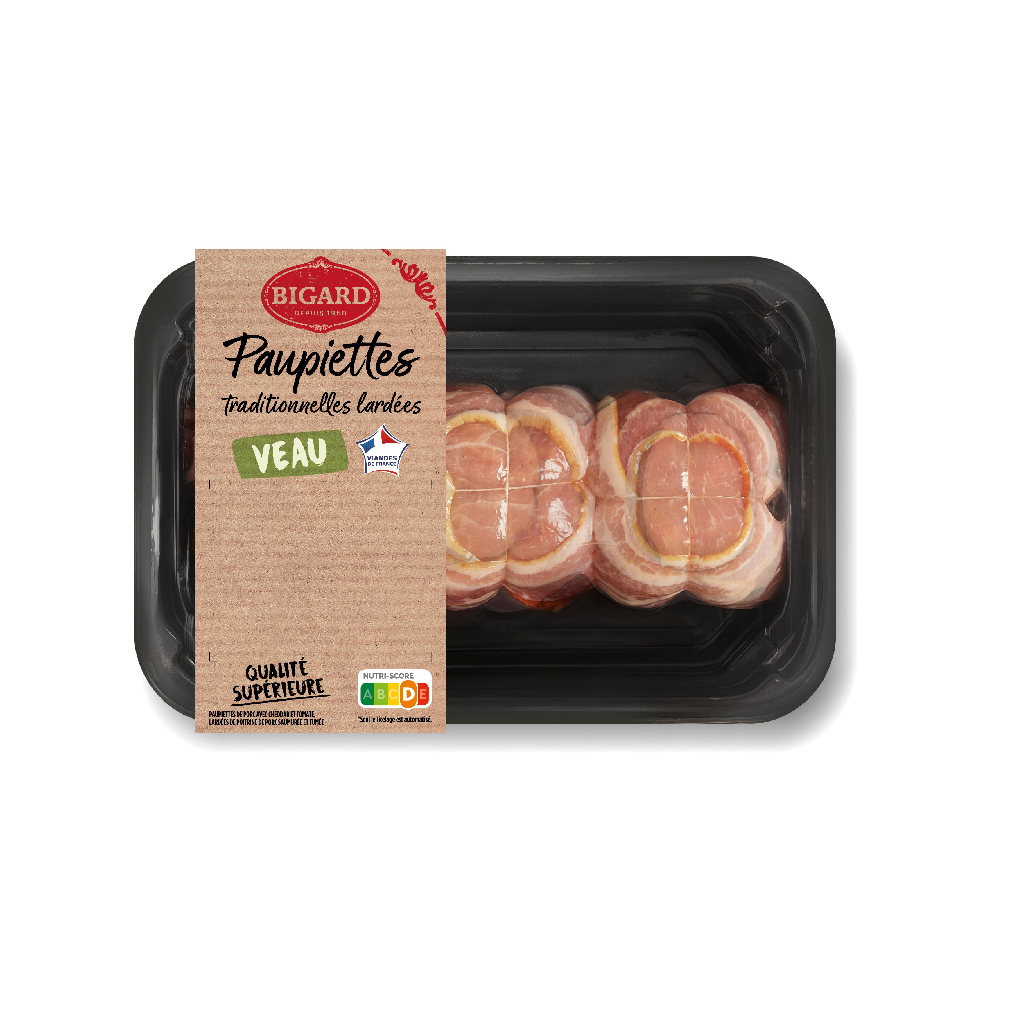 BIGARD Paupiettes de veau 3 pièces 3x130g