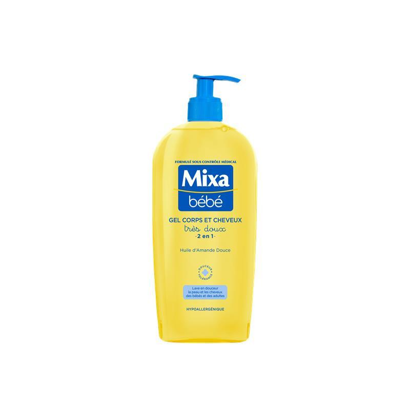 MIXA Gel lavant amande douce corps et cheveux hypoallergénique 400ml