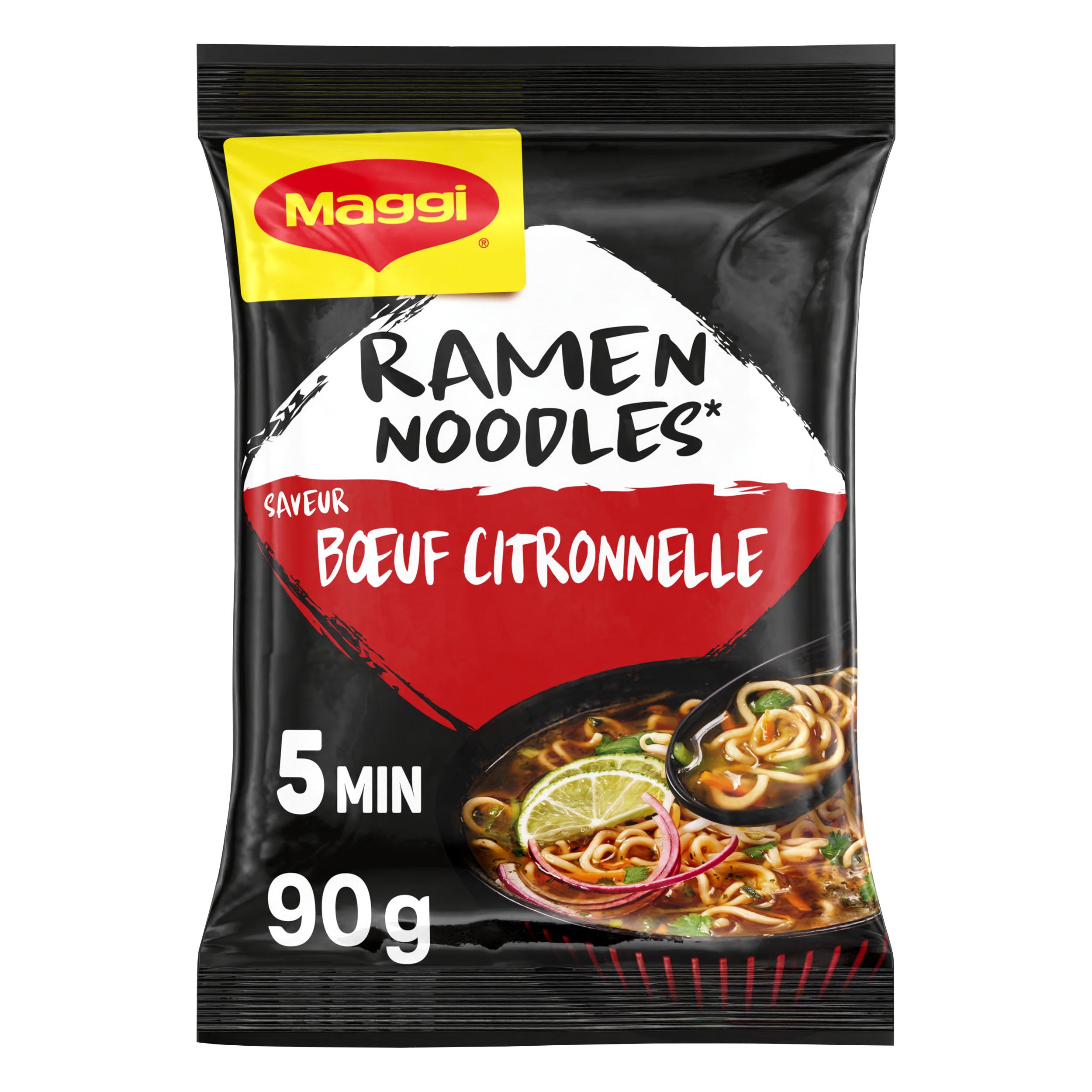 MAGGI Ramen saveur boeuf citronnelle 1 portion 90g