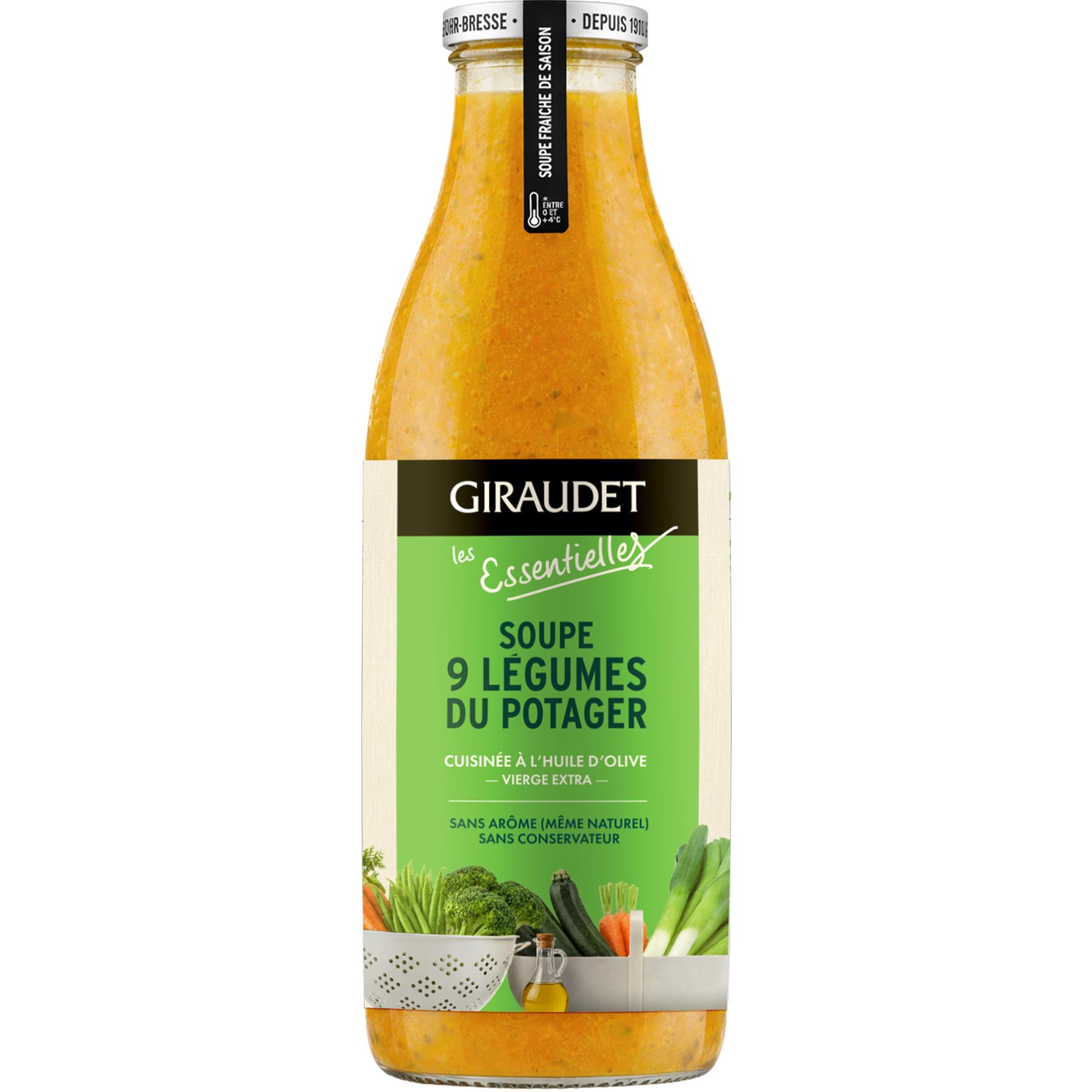 GIRAUDET Soupe 9 légumes du potager 965ml