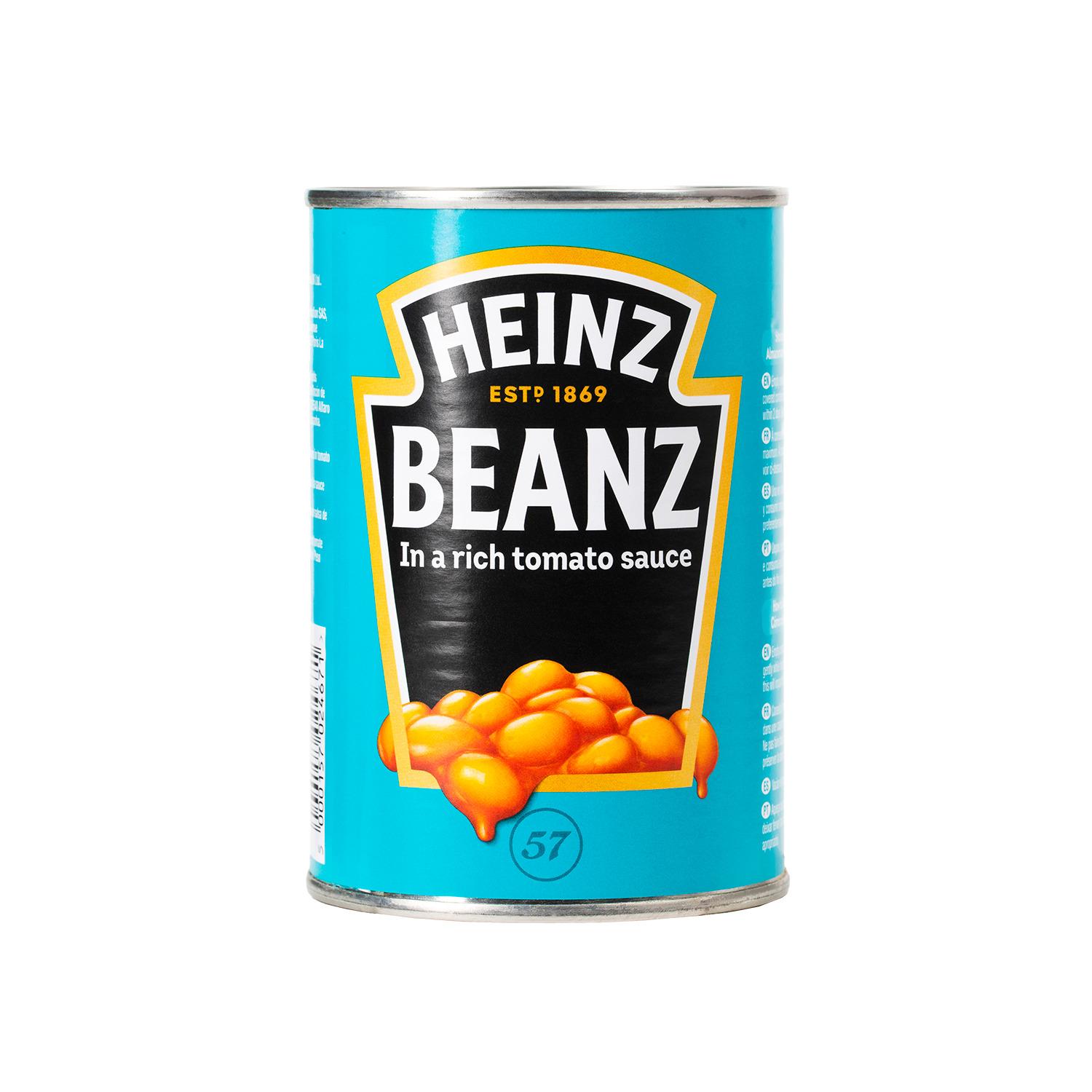 HEINZ Haricots blancs à la sauce tomate sans conservateurs sans arôme ajouté 415g